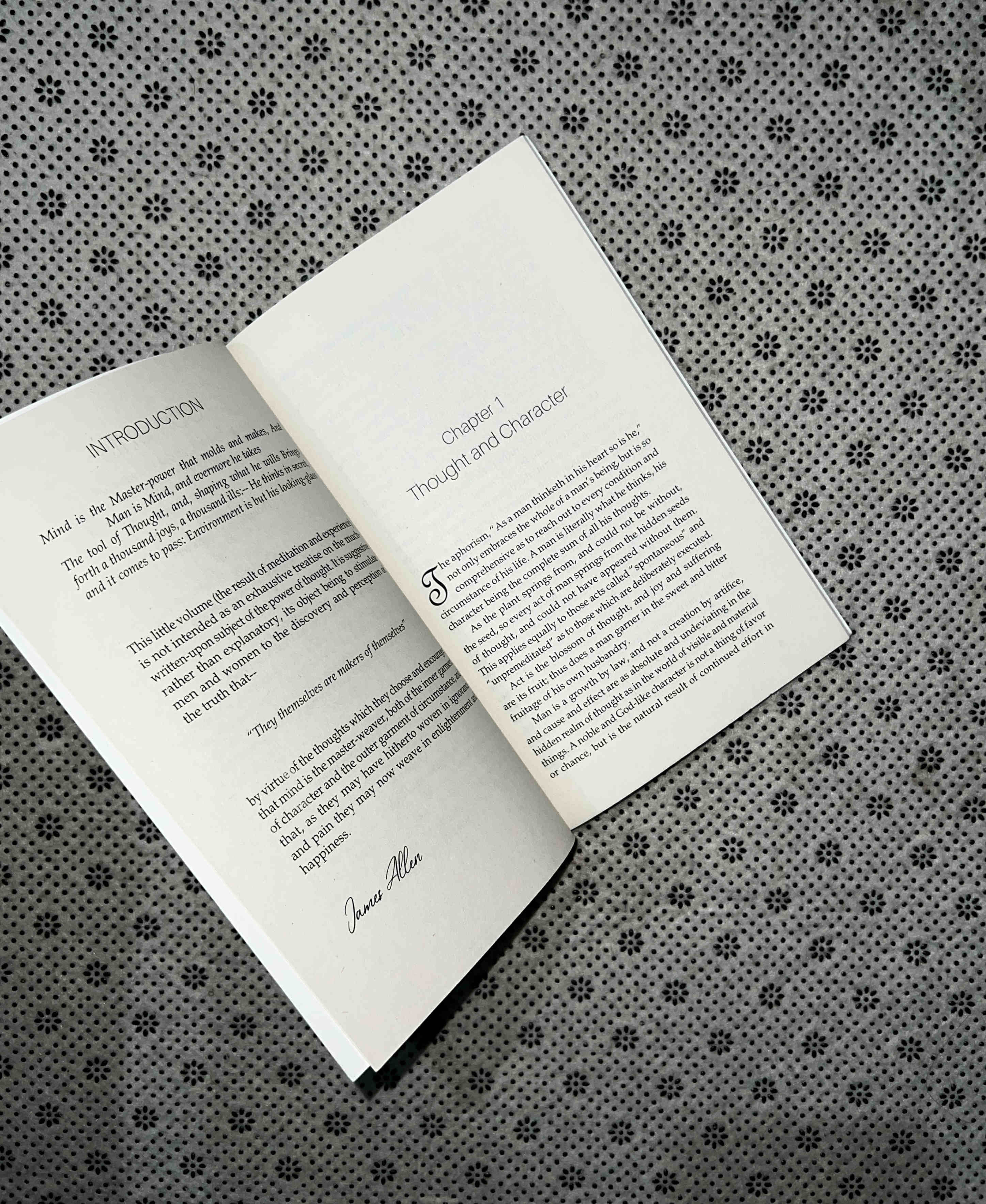AS A MAN THINKETH by James Allen