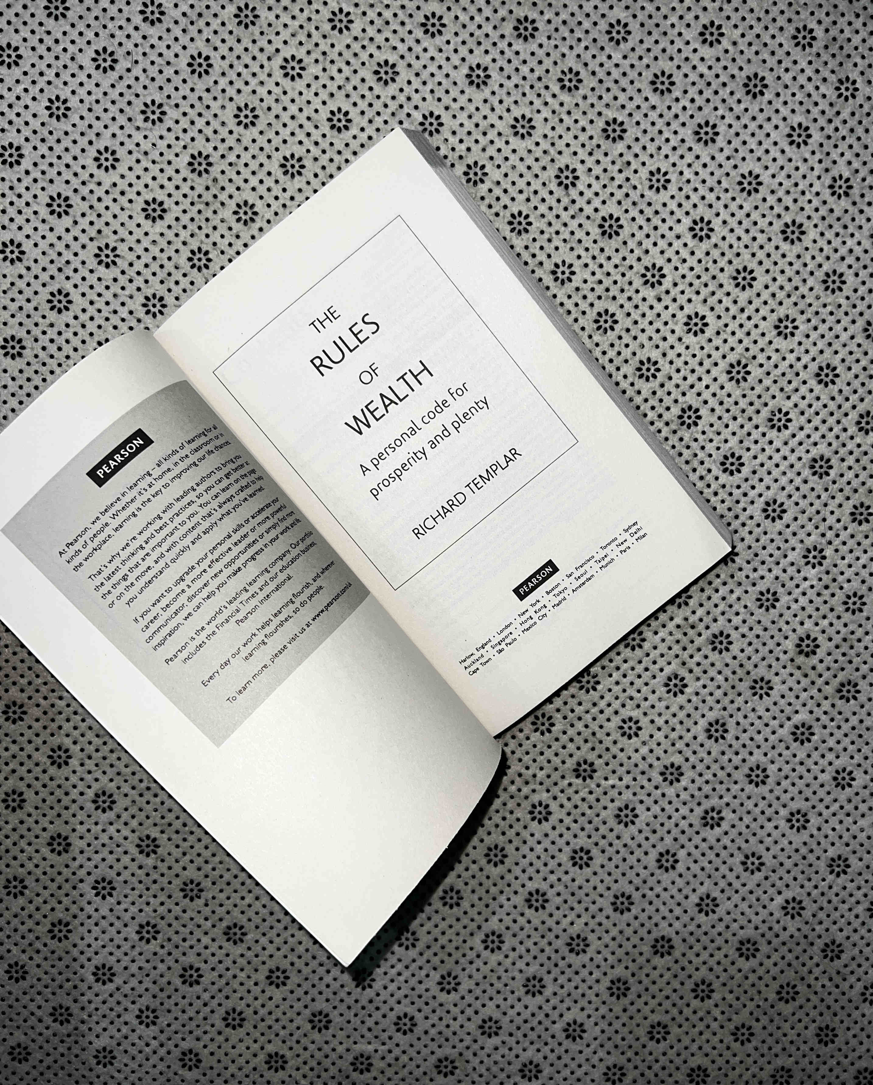 THE RULES OF WEALTH: A Personal Code For Prosperity and Plenty by Richard Templar