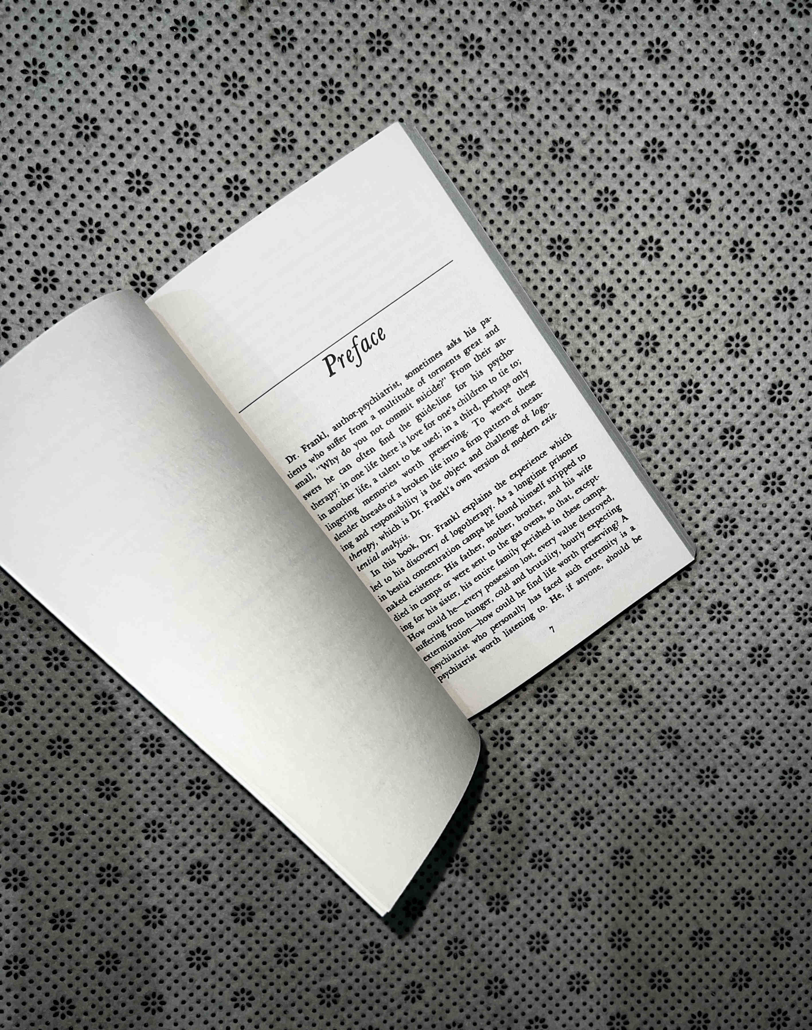 MAN'S SEARCH FOR MEANING by Viktor E. Frankl