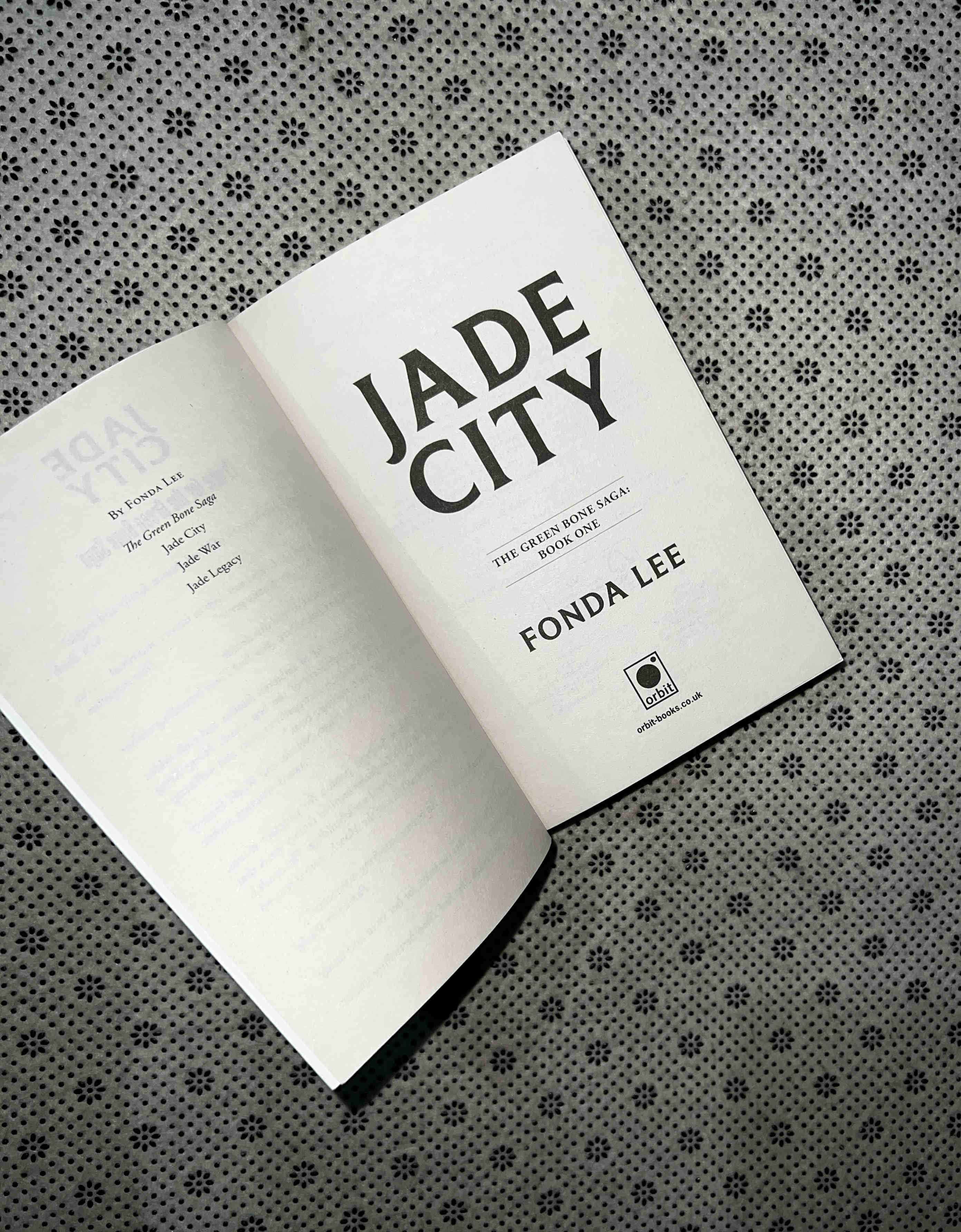 JADE CITY: The Green Bone Series (Book 1) by Fonda Lee