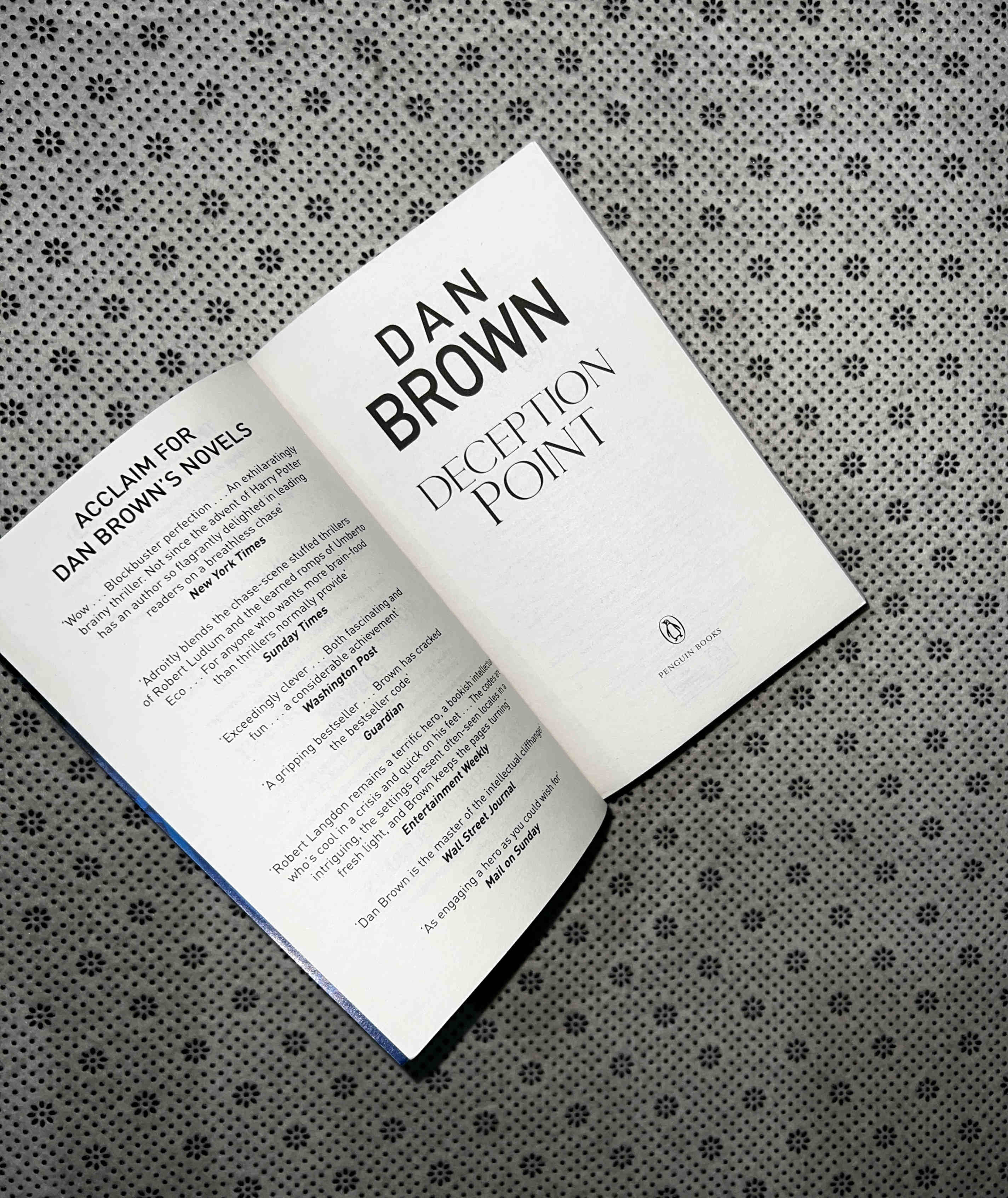 DECEPTION POINT by Dan Brown