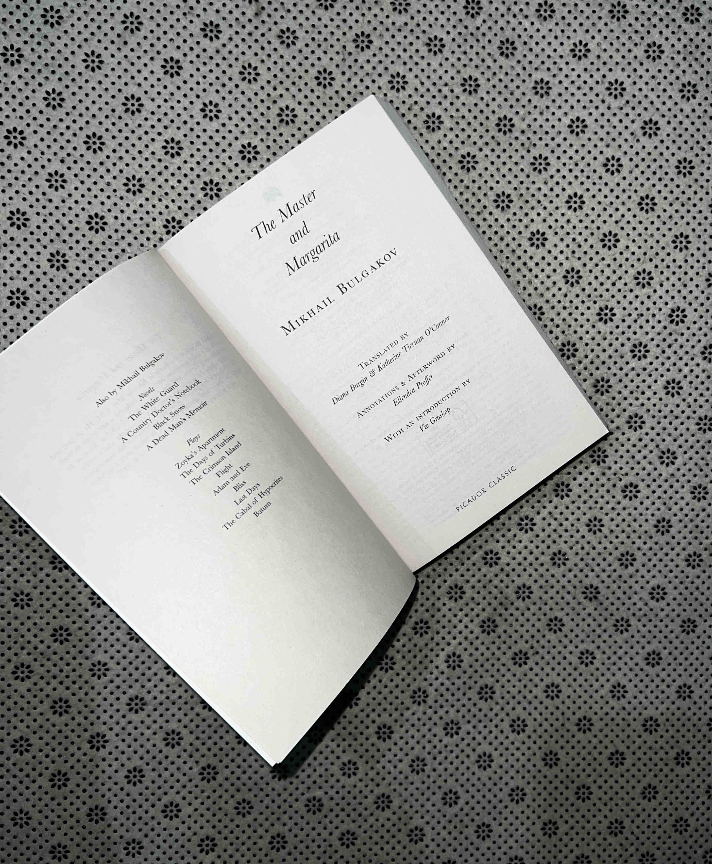 THE MASTER AND MARGARITA by Mikhail Bulgakov