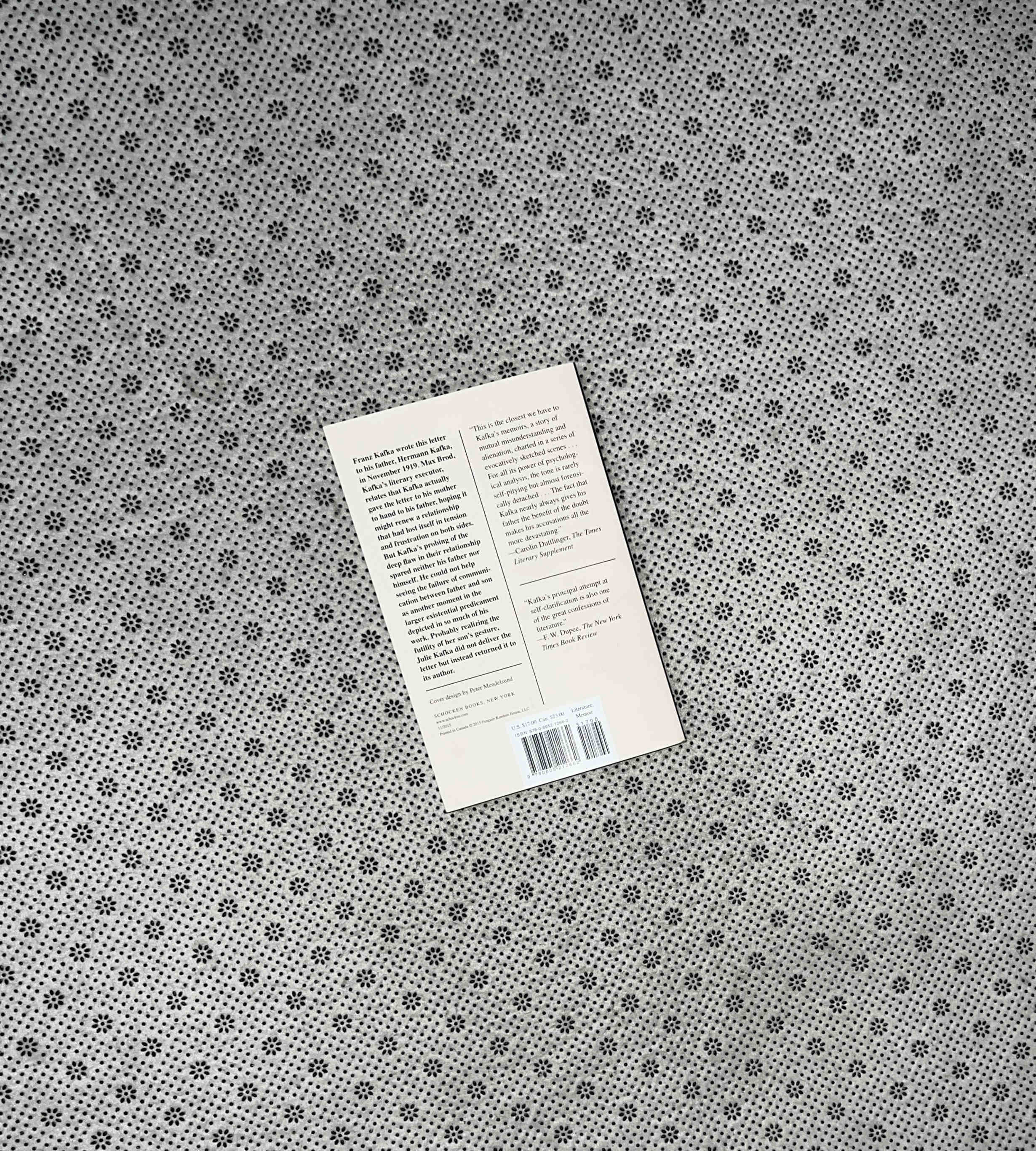 LETTER TO THE FATHER by Franz Kafka