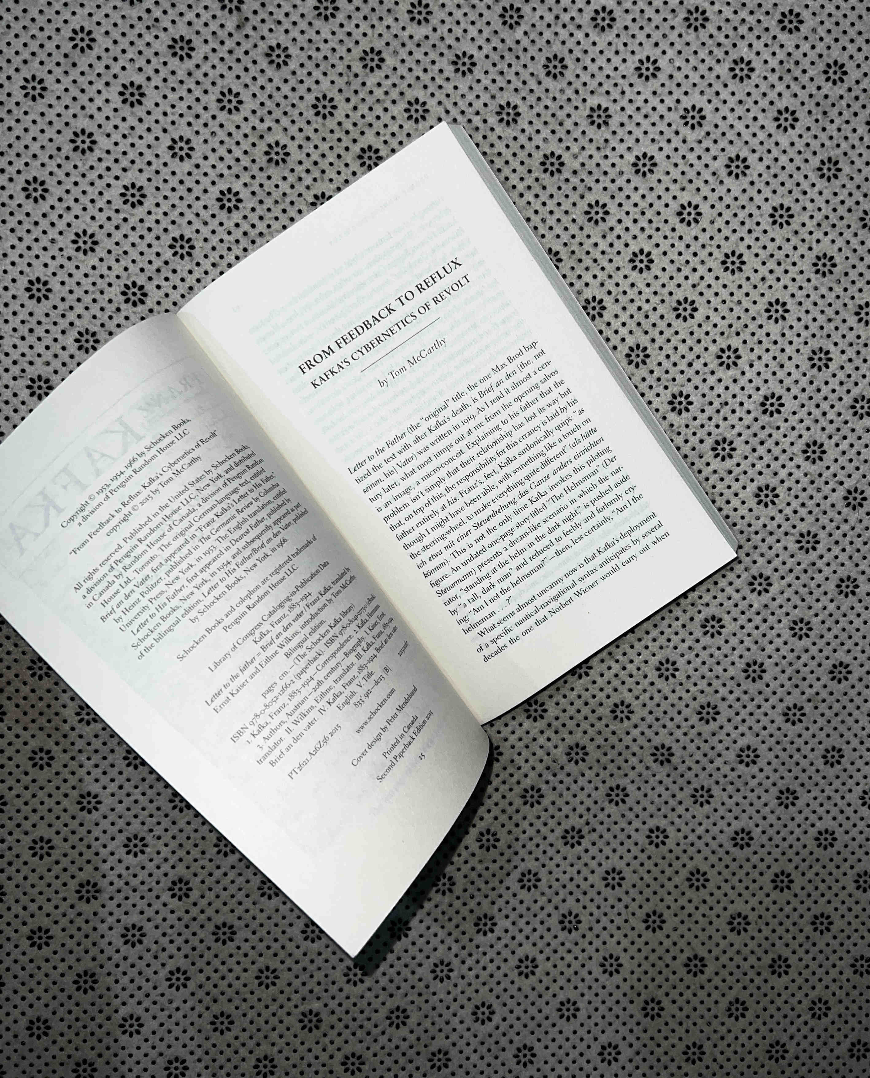 LETTER TO THE FATHER by Franz Kafka