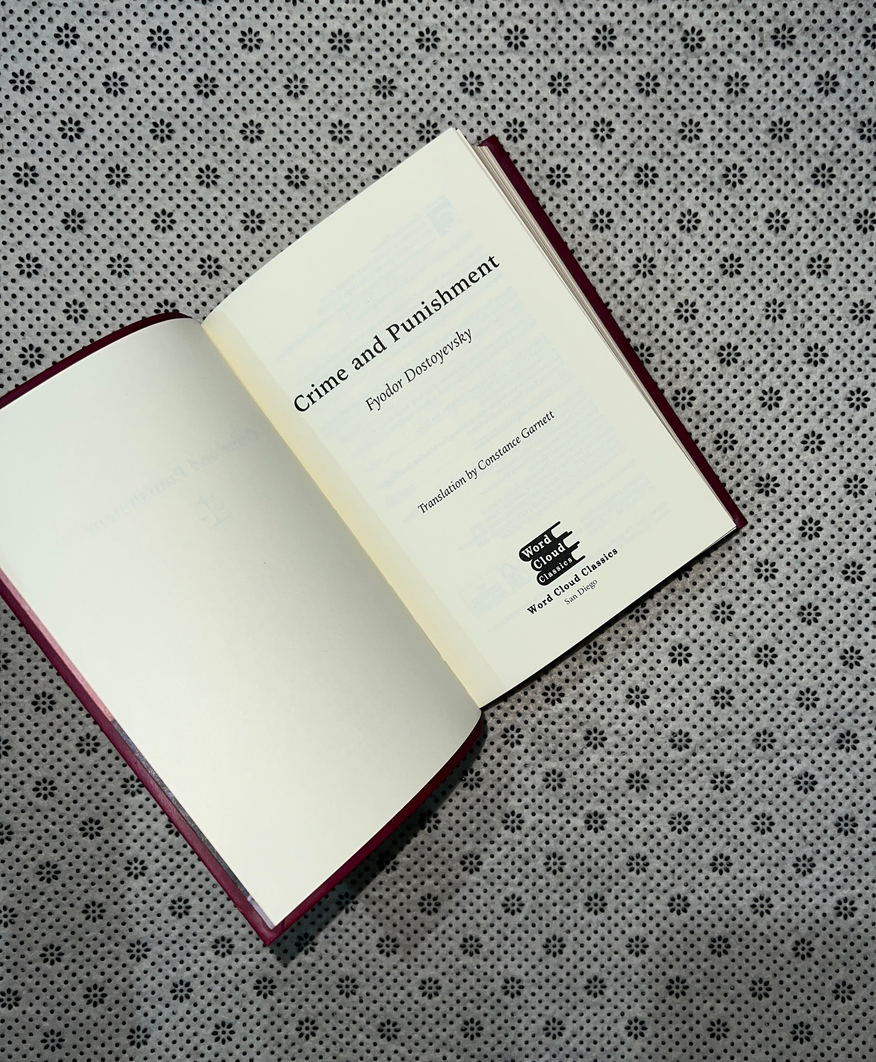 CRIME AND PUNISHMENT by Fyodor Dostoyevsky