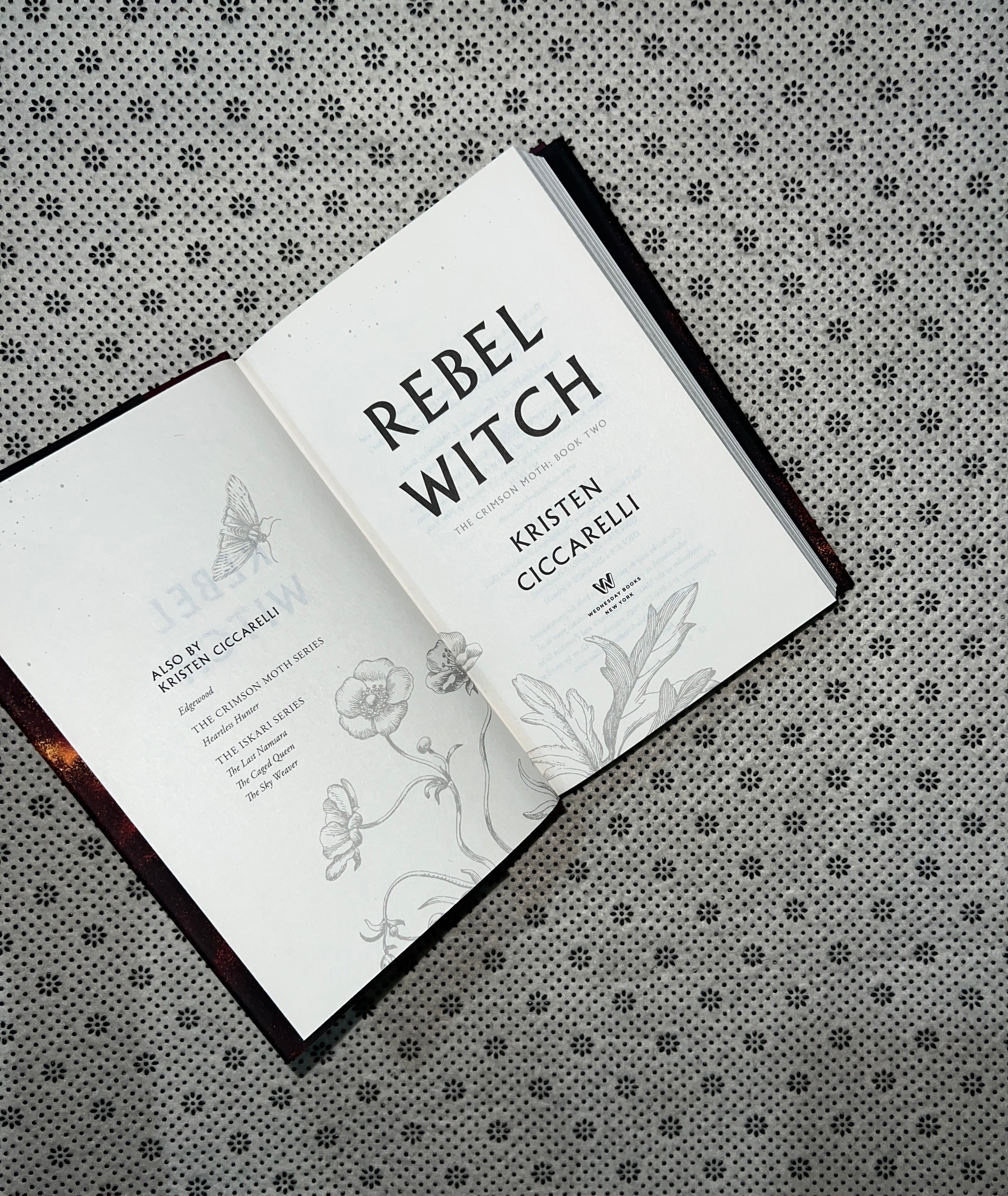 REBEL WITCH: THE CRIMSRON MOTH (BOOK 2)  by Kristen Ciccarelli