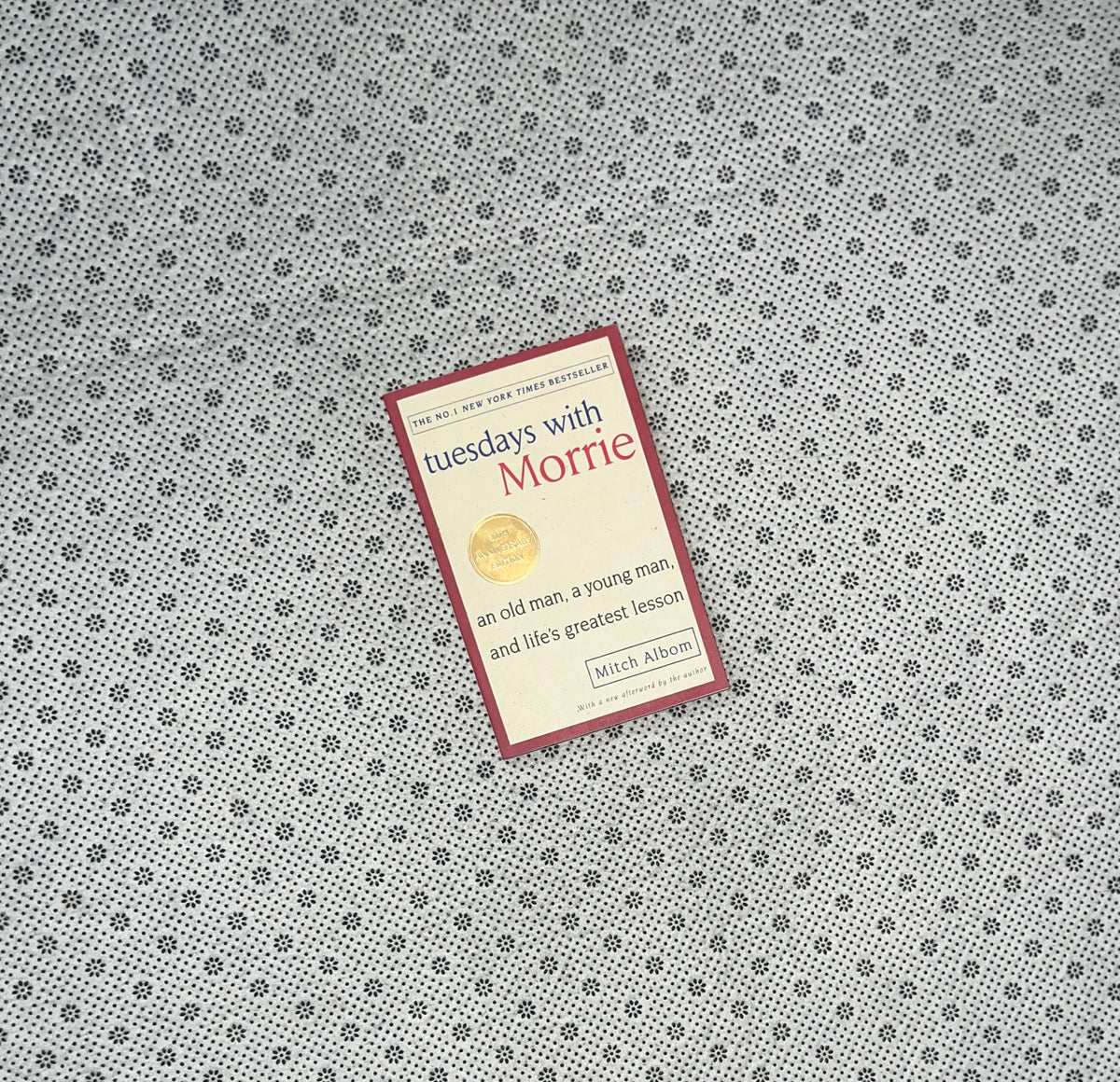 TUESDAYS WITH MORRIE: AN OLD MAN, A YOUNG MAN, AND LIFE'S GREATEST LESSON by Mitch Albom 