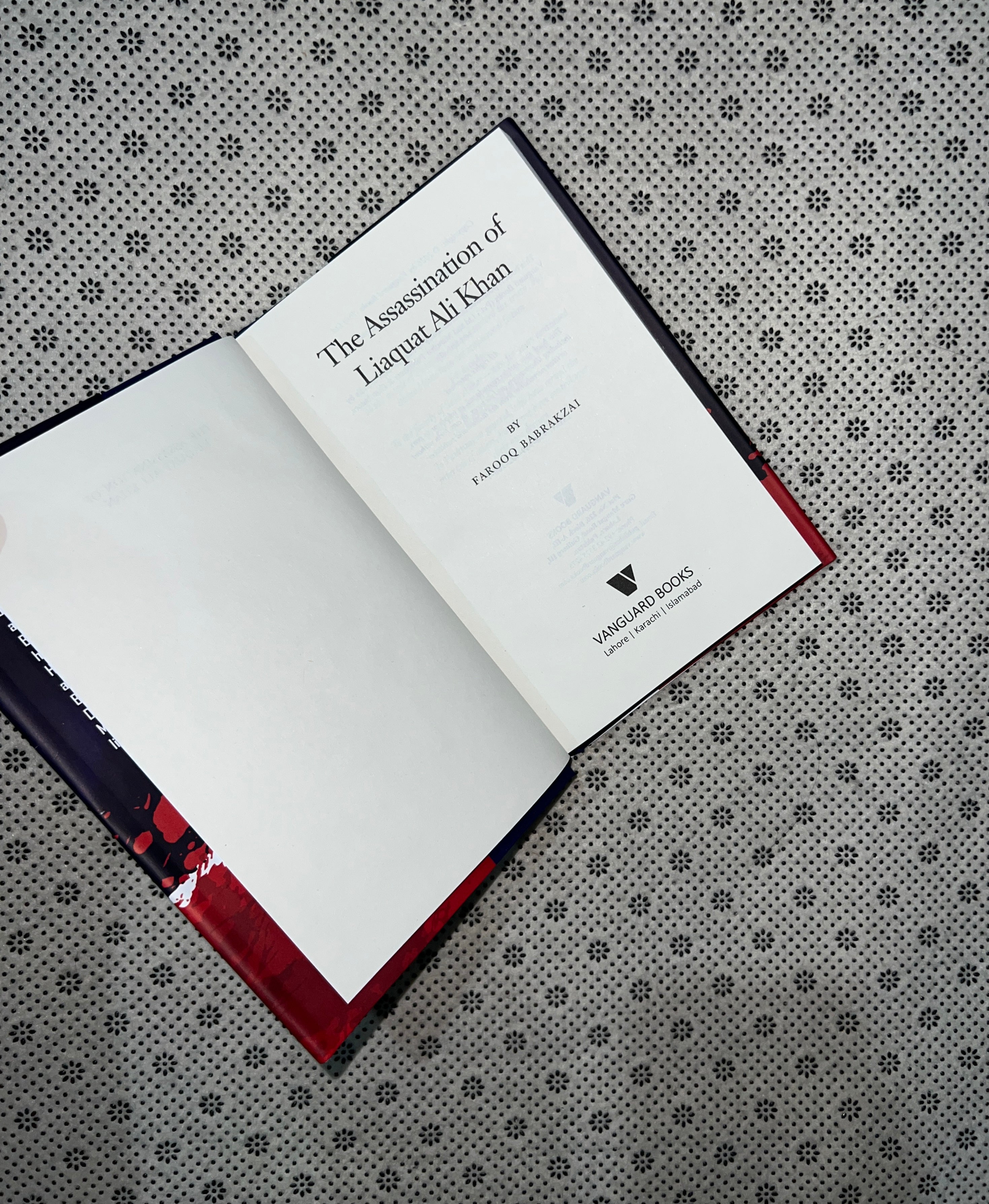 THE ASSASSINATION OF LIAQUAT ALI KHAN by Farooq Babrakzai