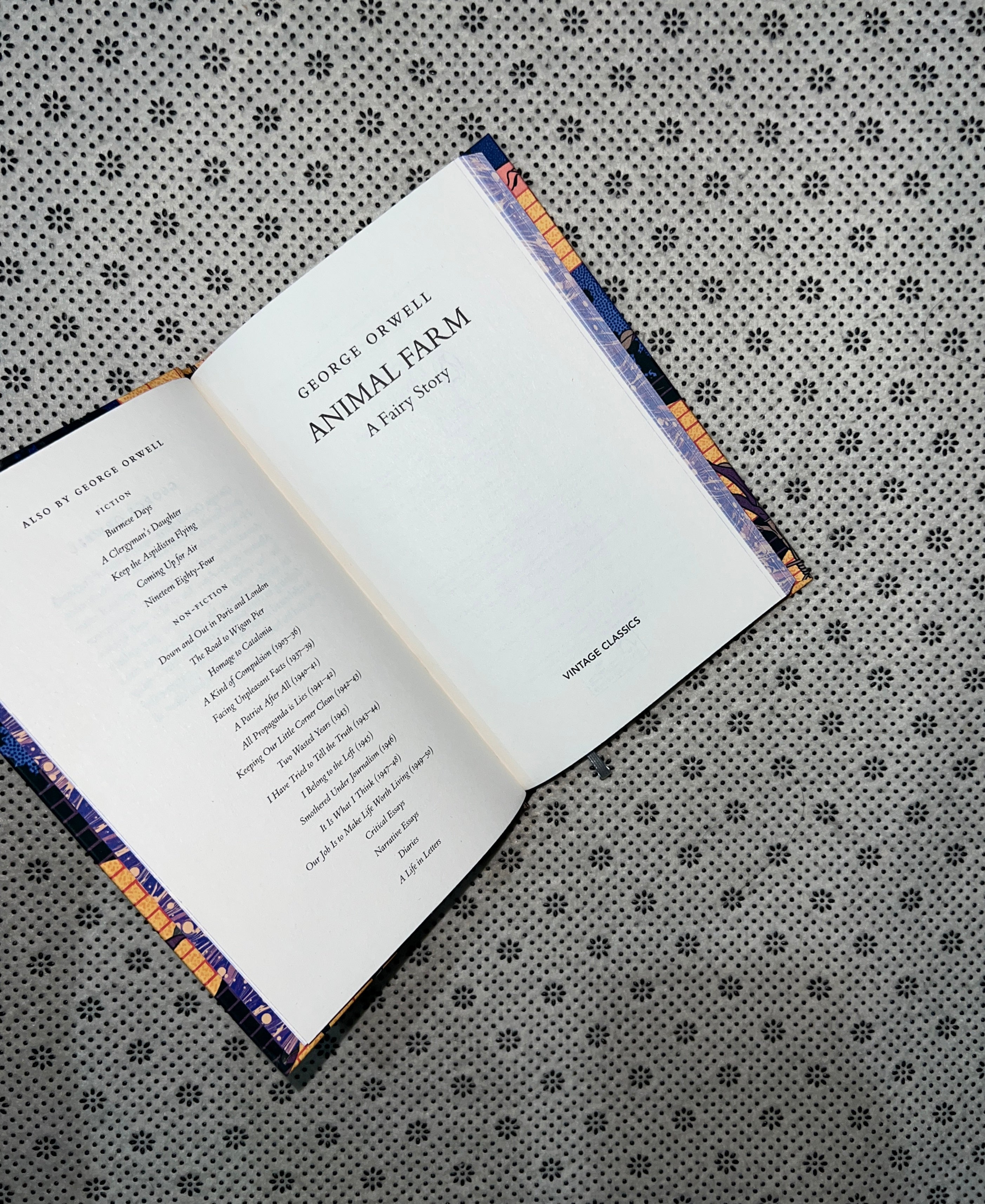 ANIMAL FARM by George Orwell