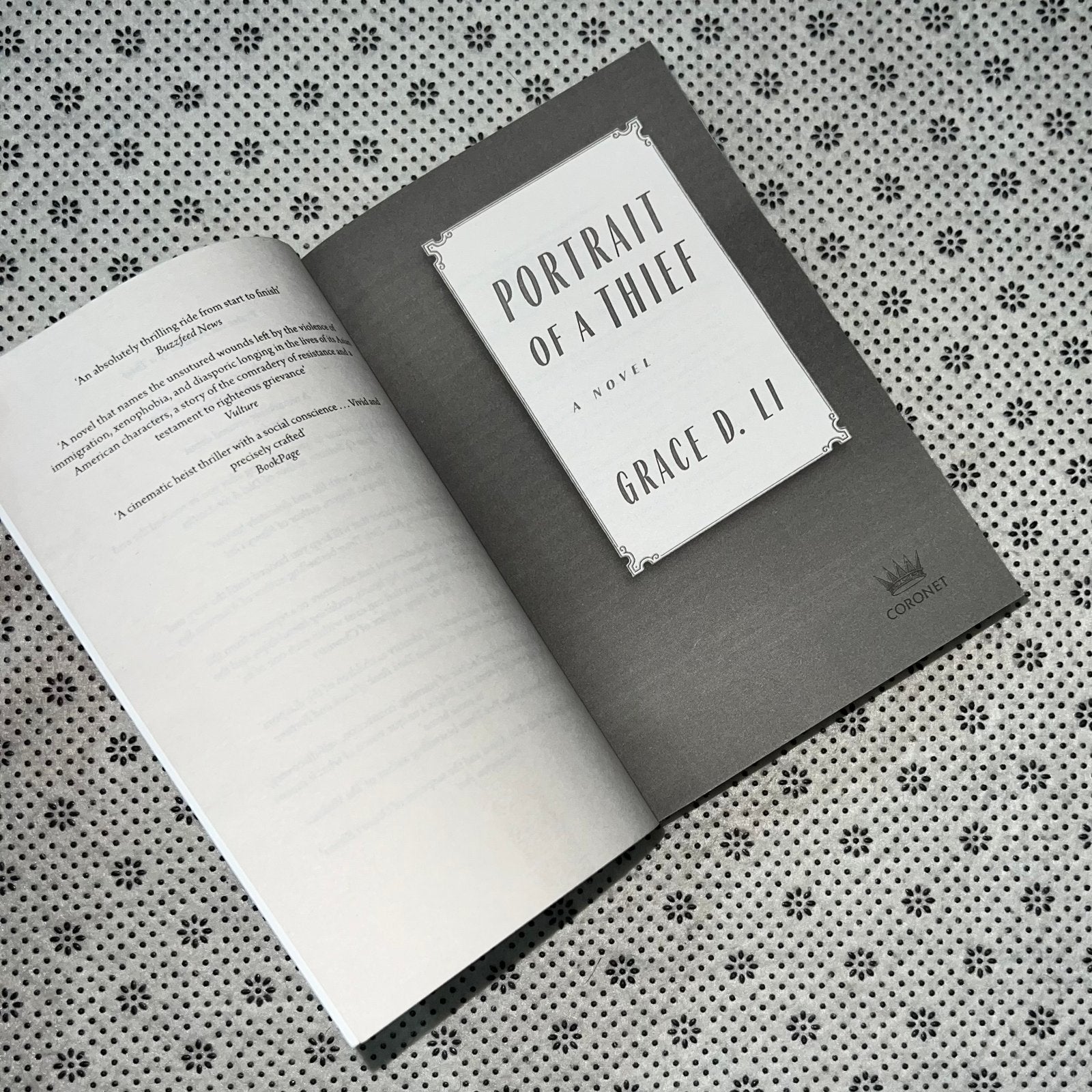 portrait of a thief the international bestseller by grace d li