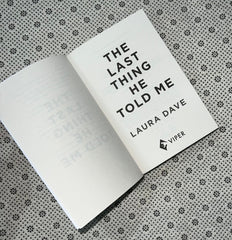 the last thing he told me by laura dave