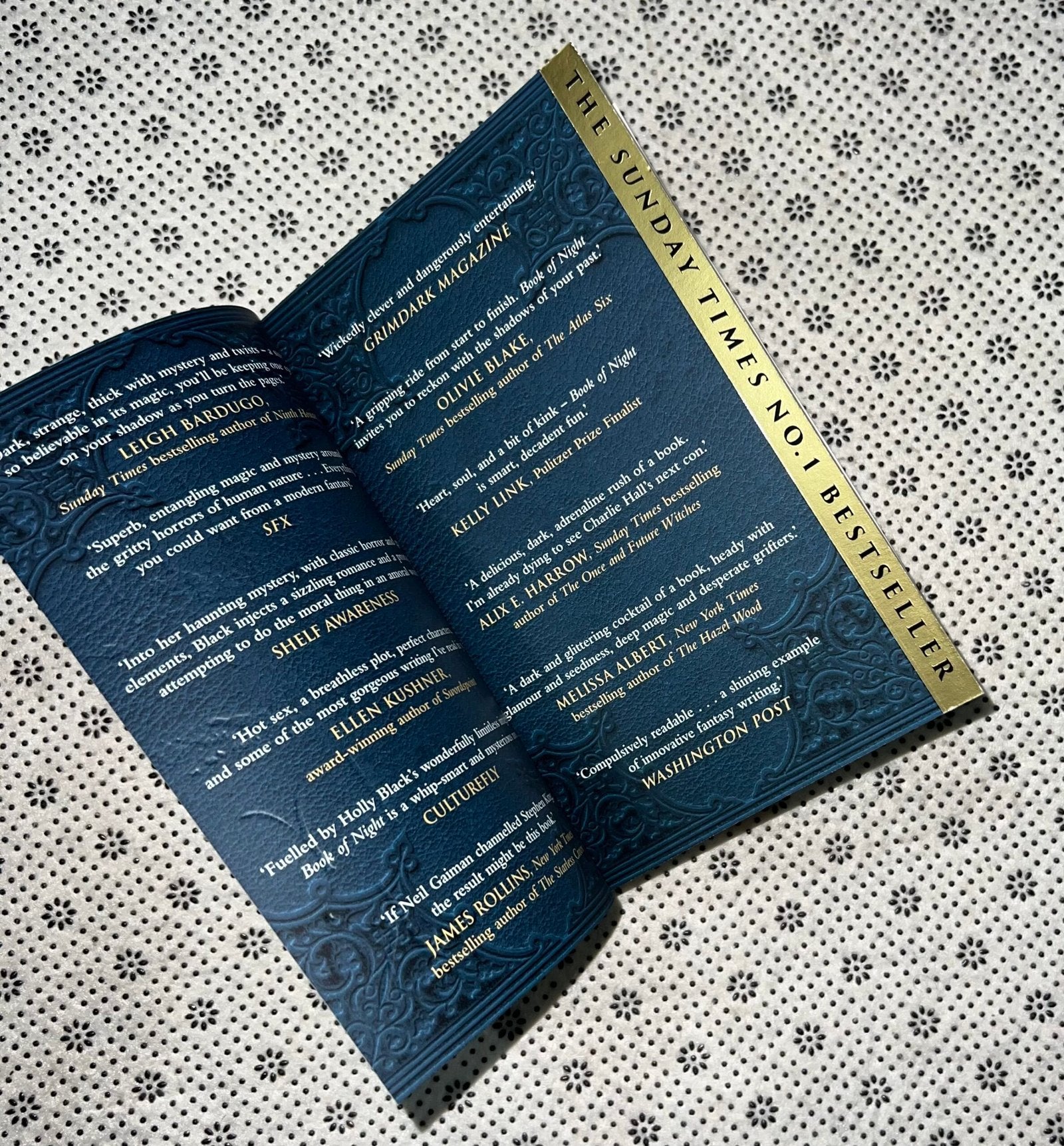 book of night sunday times bestseller by holly black