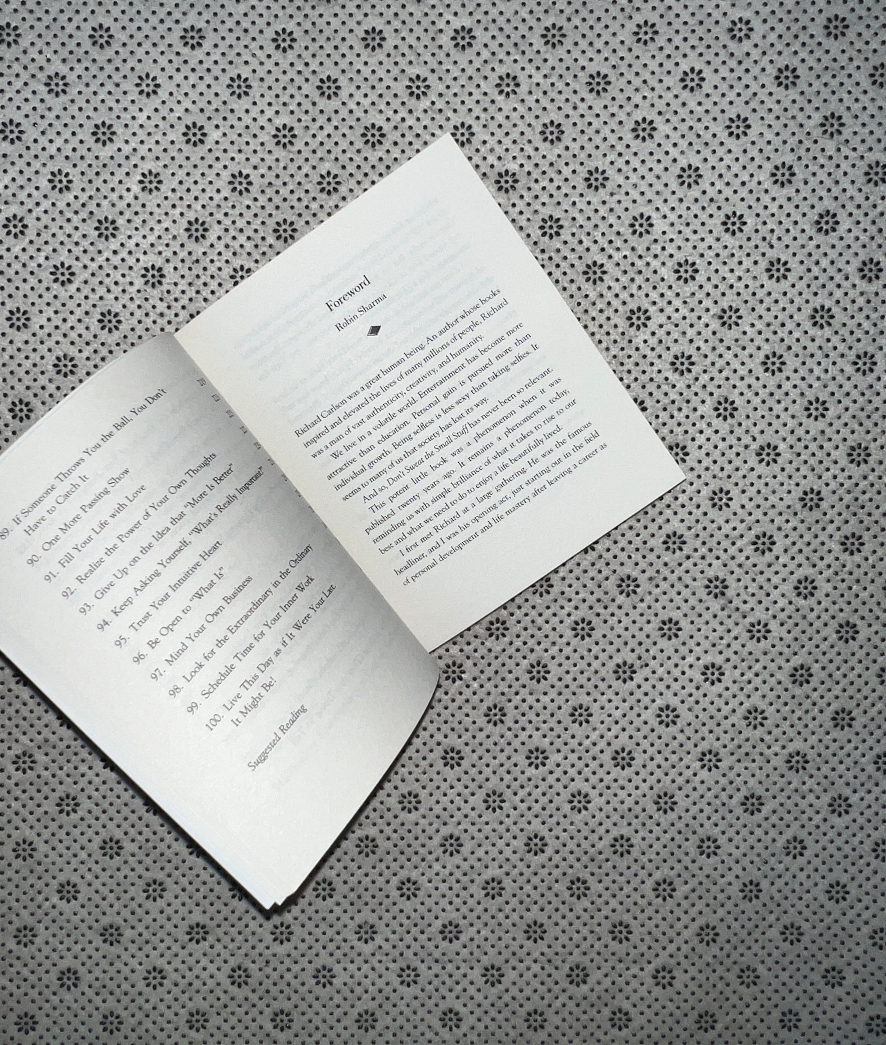 DON'T SWEAT THE SMALL STUFF by Richard Carlson