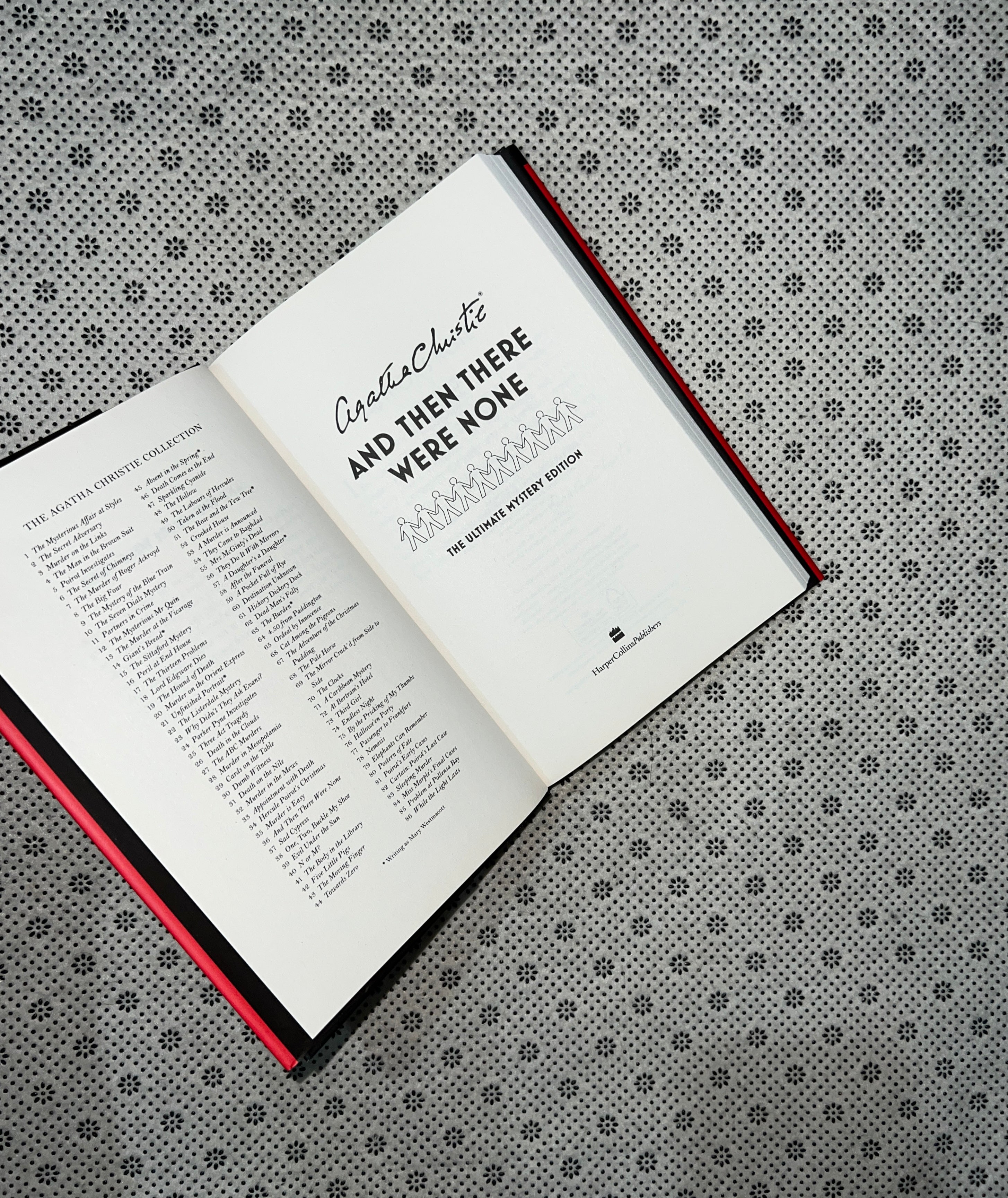 AND THEN THERE WERE NONE by Agatha Christie