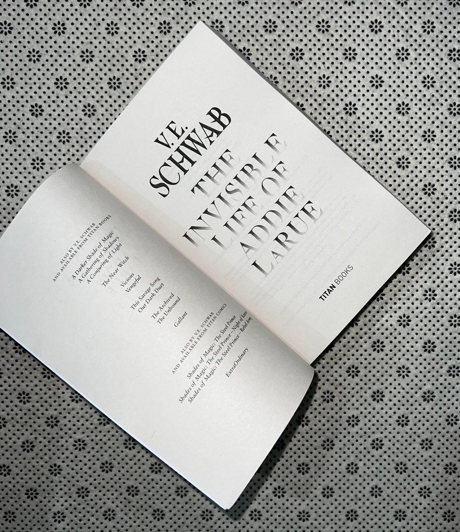 the invisible life of addie larue sunday times bestseller by v e schwab