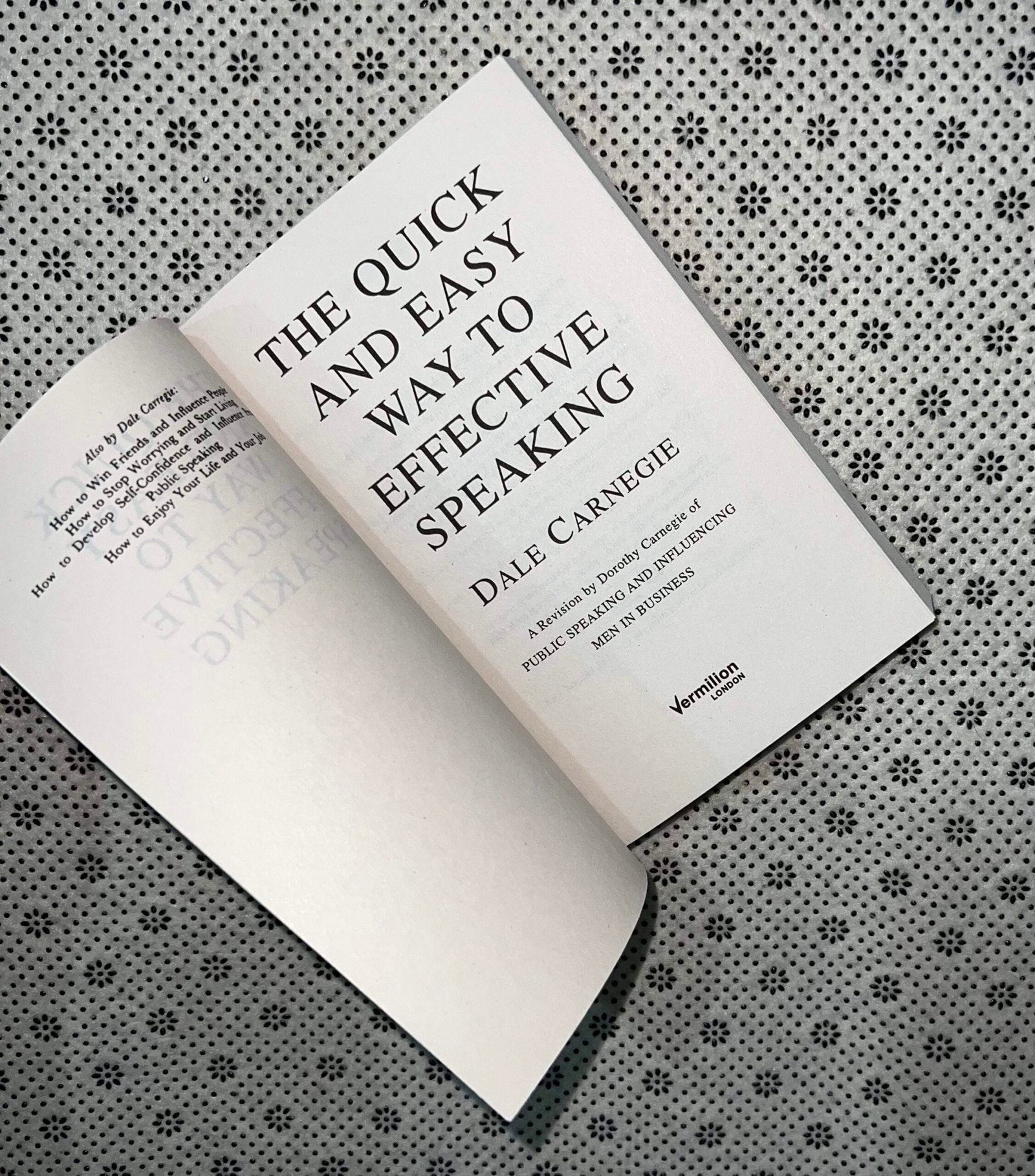 the quick and easy way to effective speaking by dale carnegie