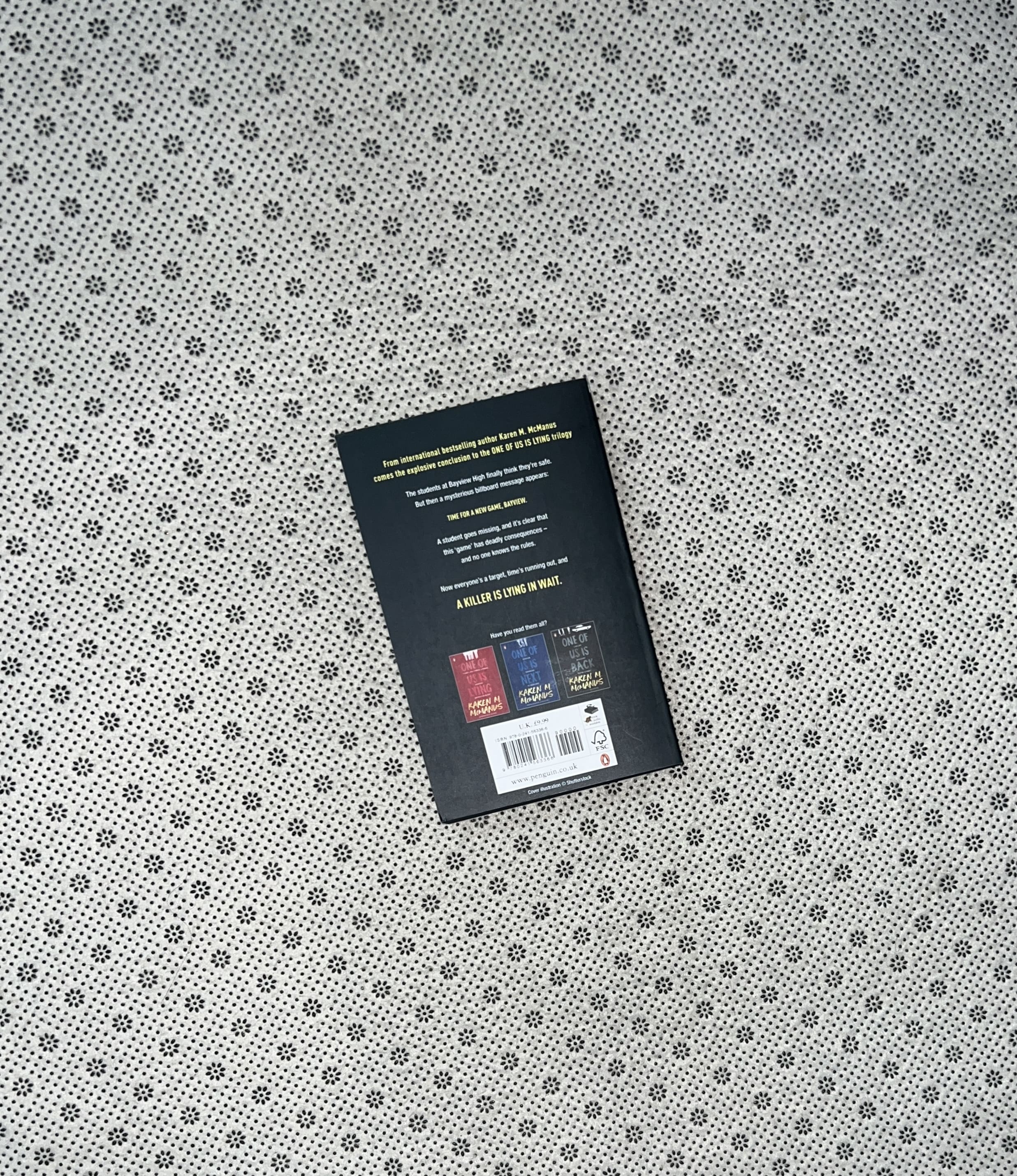 ONE OF US IS BACK: One Of Us Is Lying (Book 3) by Karen M. McManus