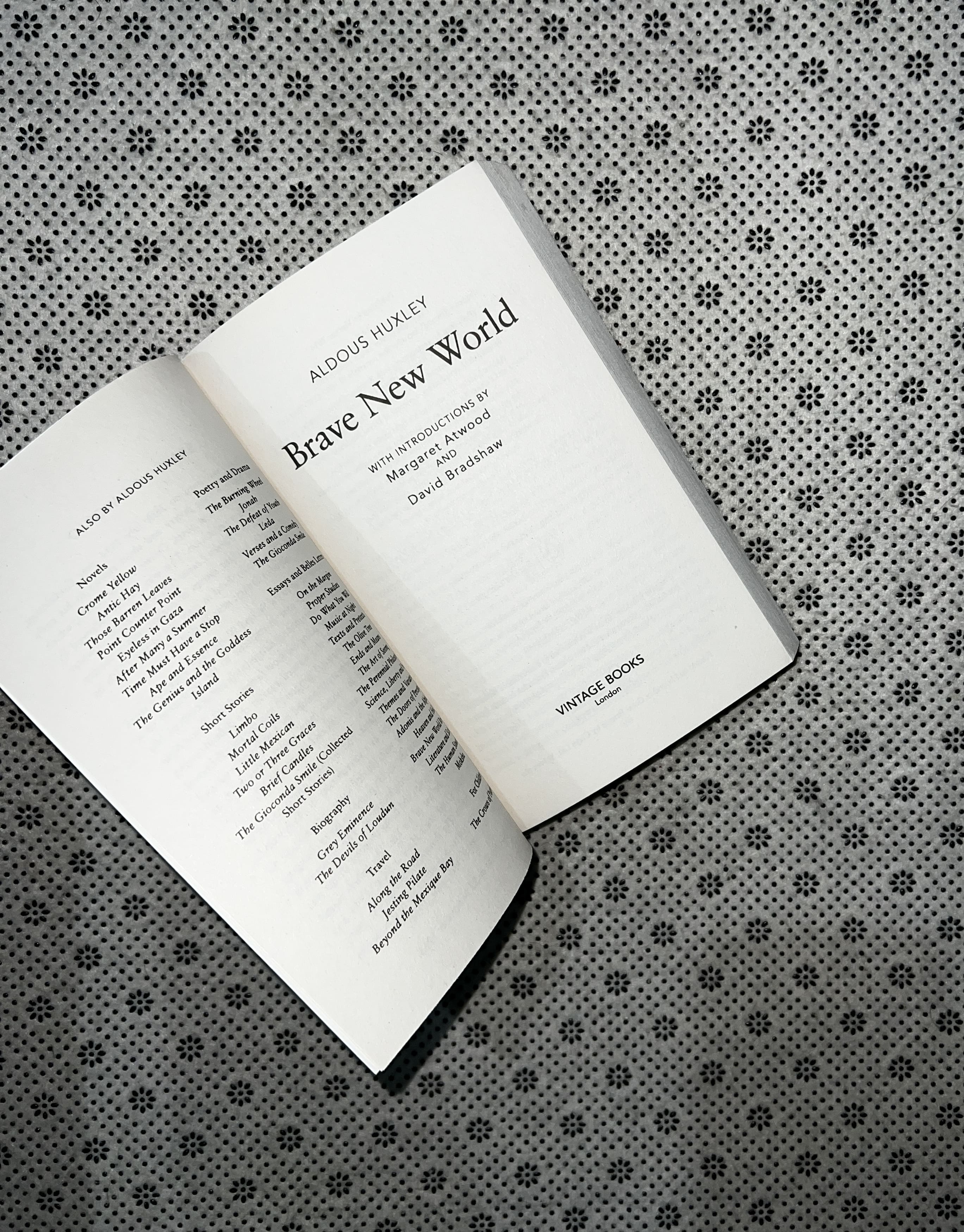 BRAVE NEW WORLD by Aldous Huxley
