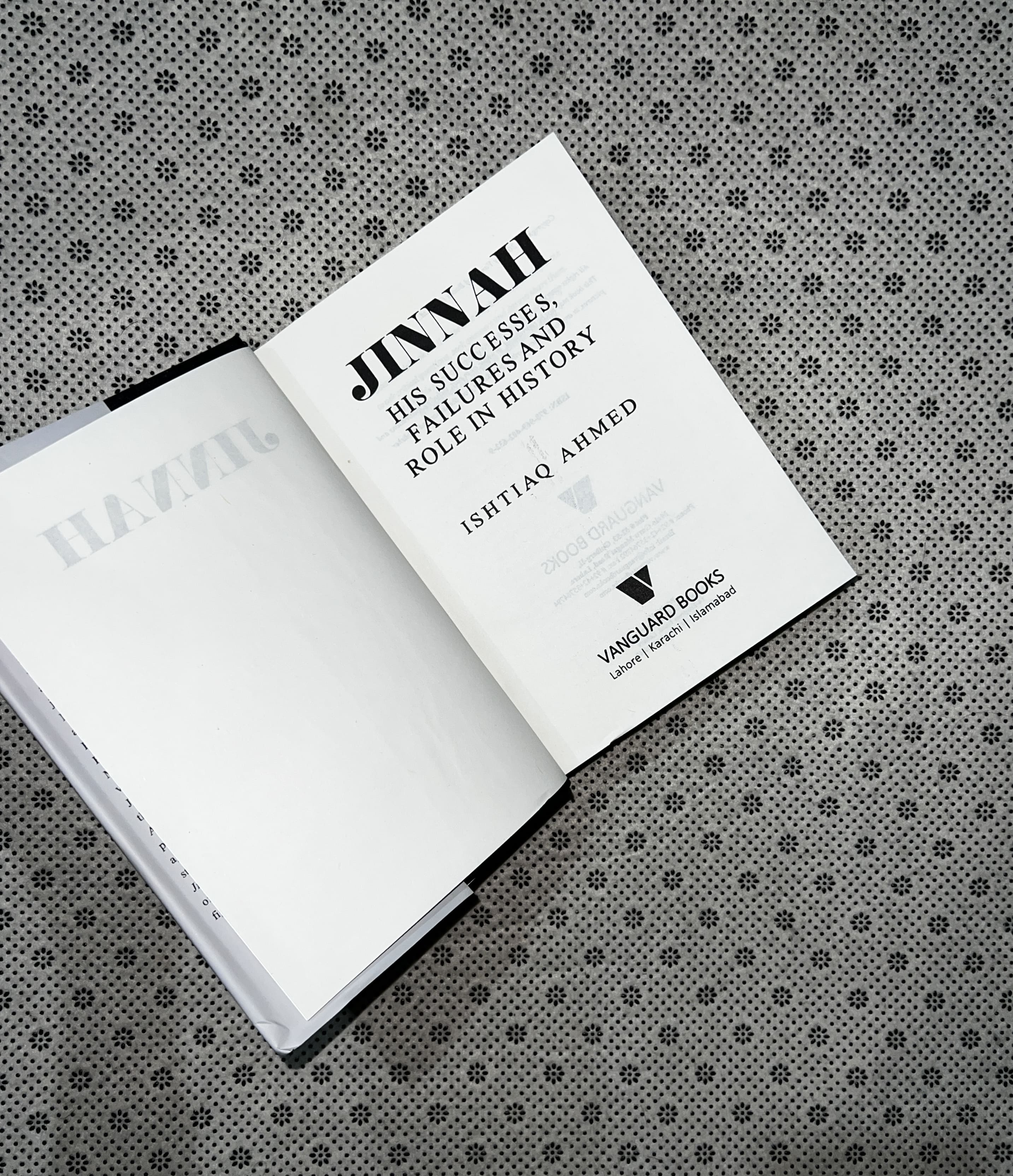 JINNAH by Ishtiaq Ahmed