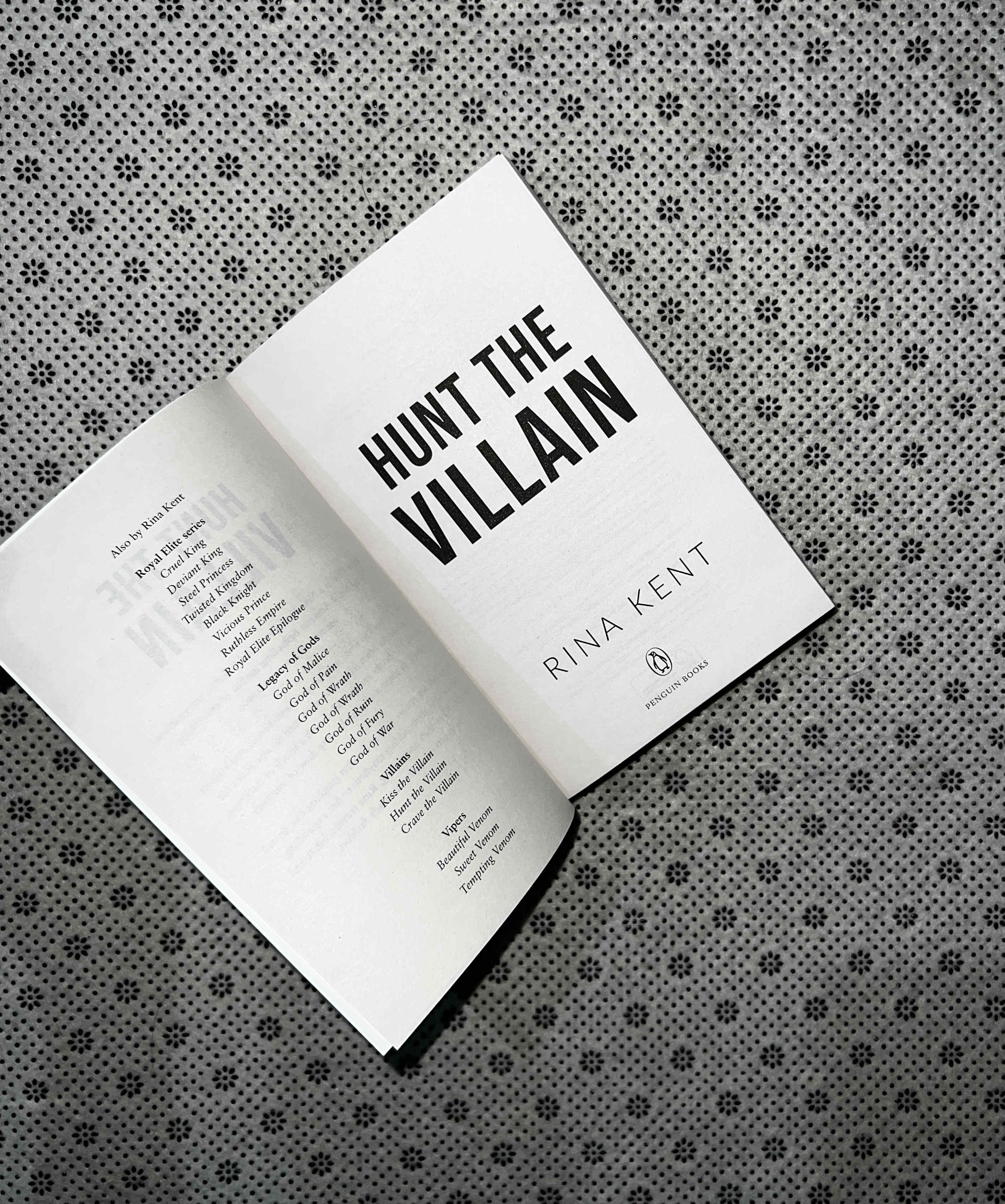 HUNT THE VILLAIN: Villain (Book 2) by  Rina Kent