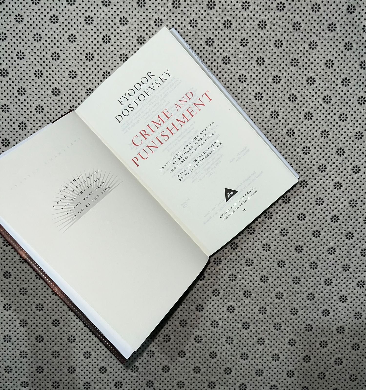 crime and punishment everymans library classics by fyodor dostoyevsky