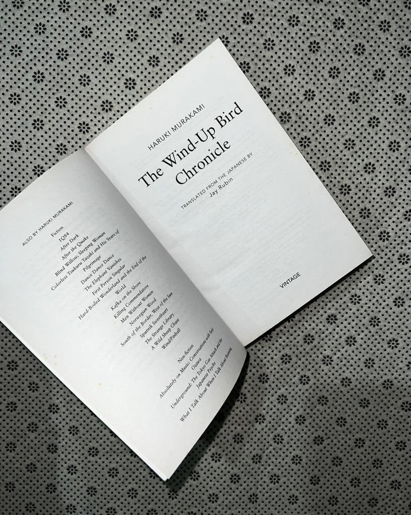 the wind up bird chronicle translation by haruki murakami