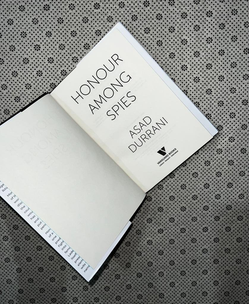 honour among spies by asad durrani