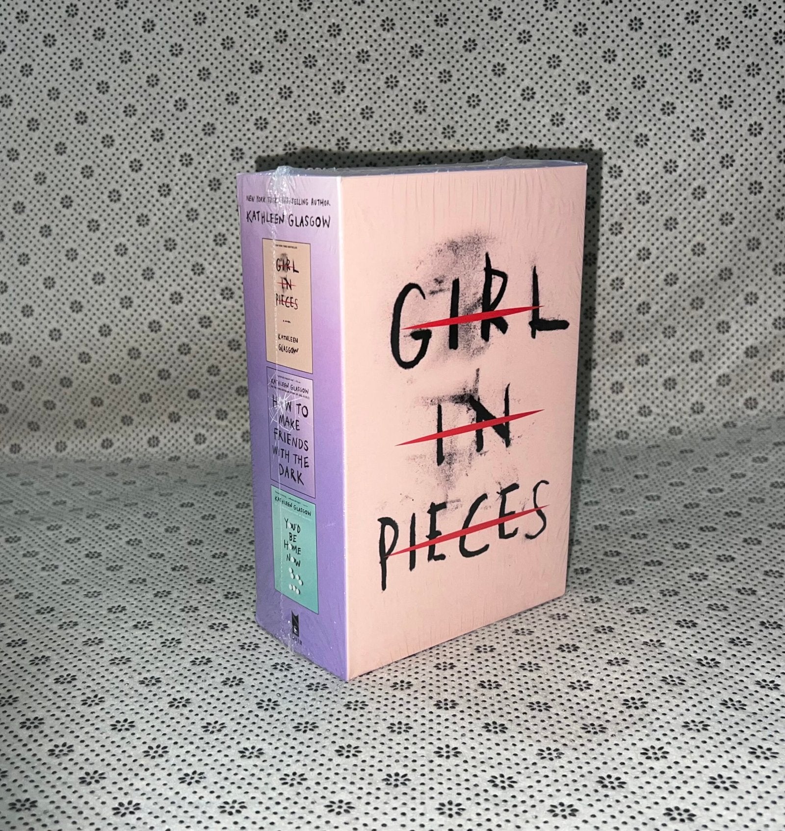 kathleen glasgow three book boxed set girl in pieces how to make friends with the dark youd be home now by kathleen glasgow