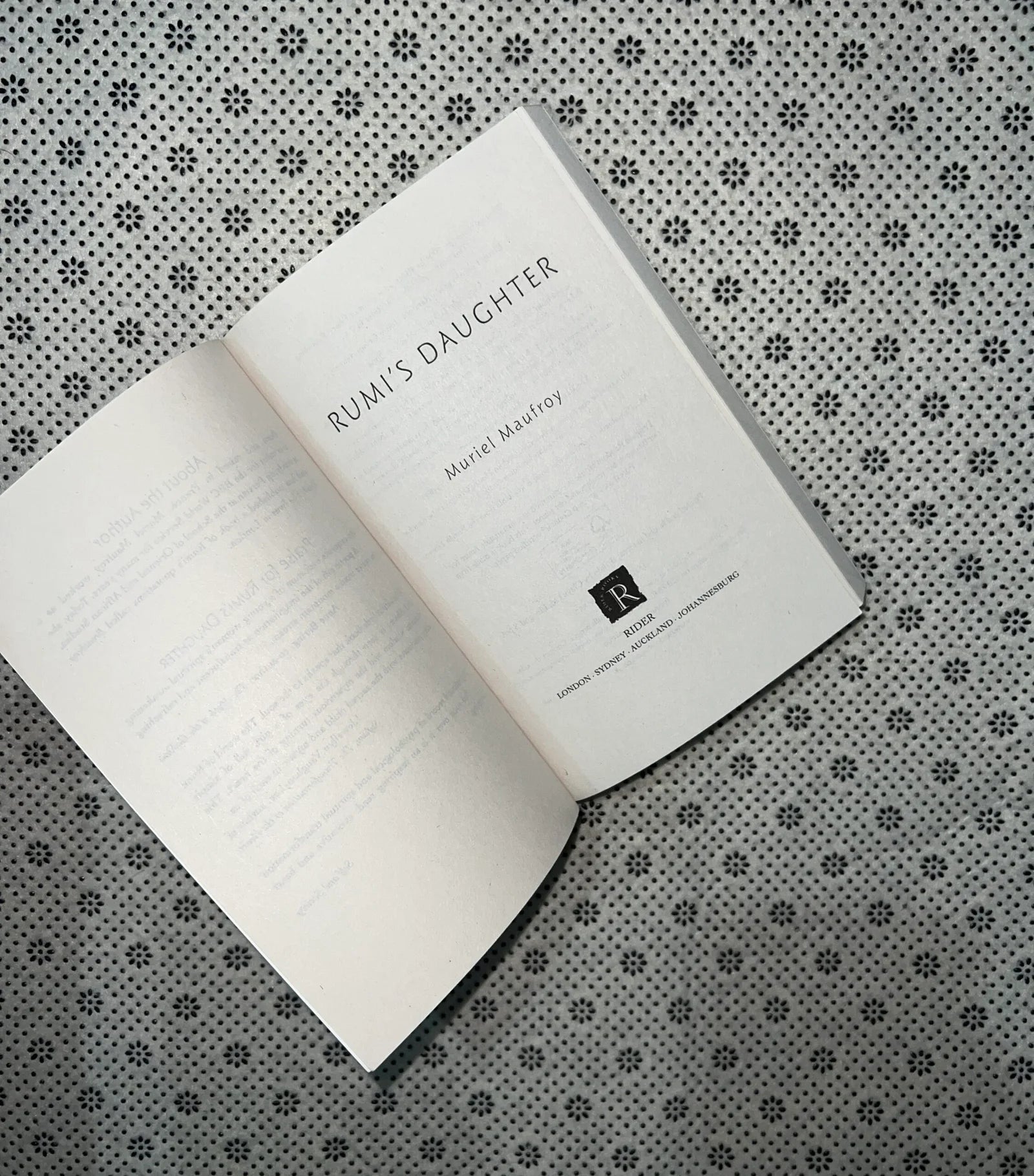rumis daughter by muriel maufroy