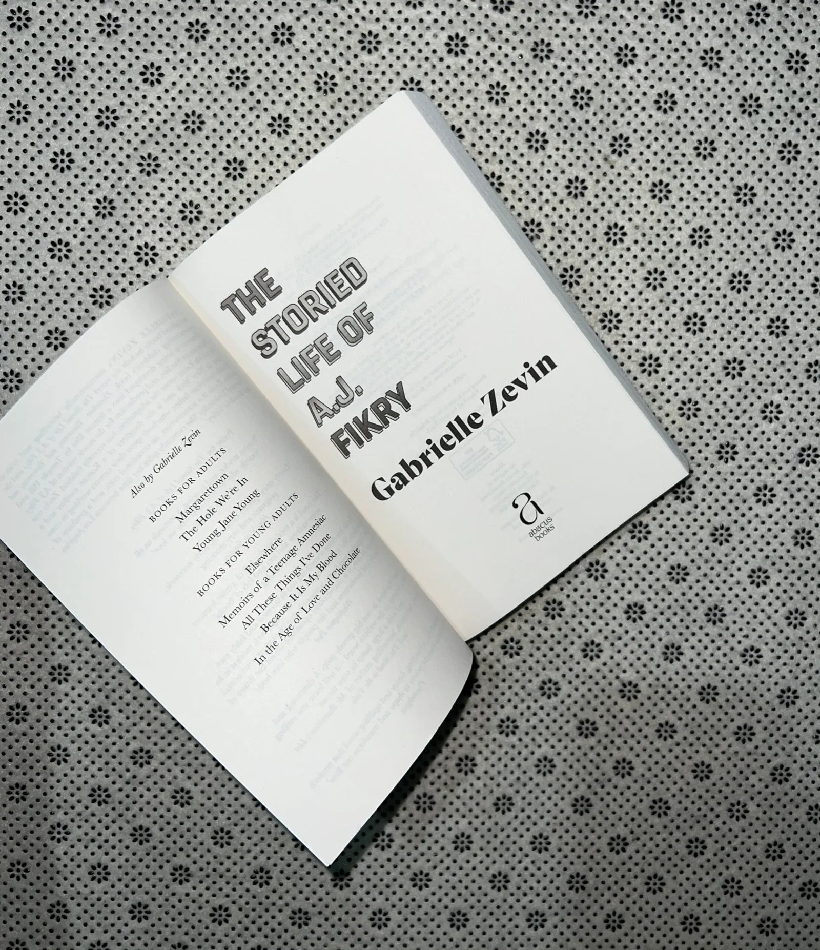 the storied life of a j fikry by gabrielle zevin