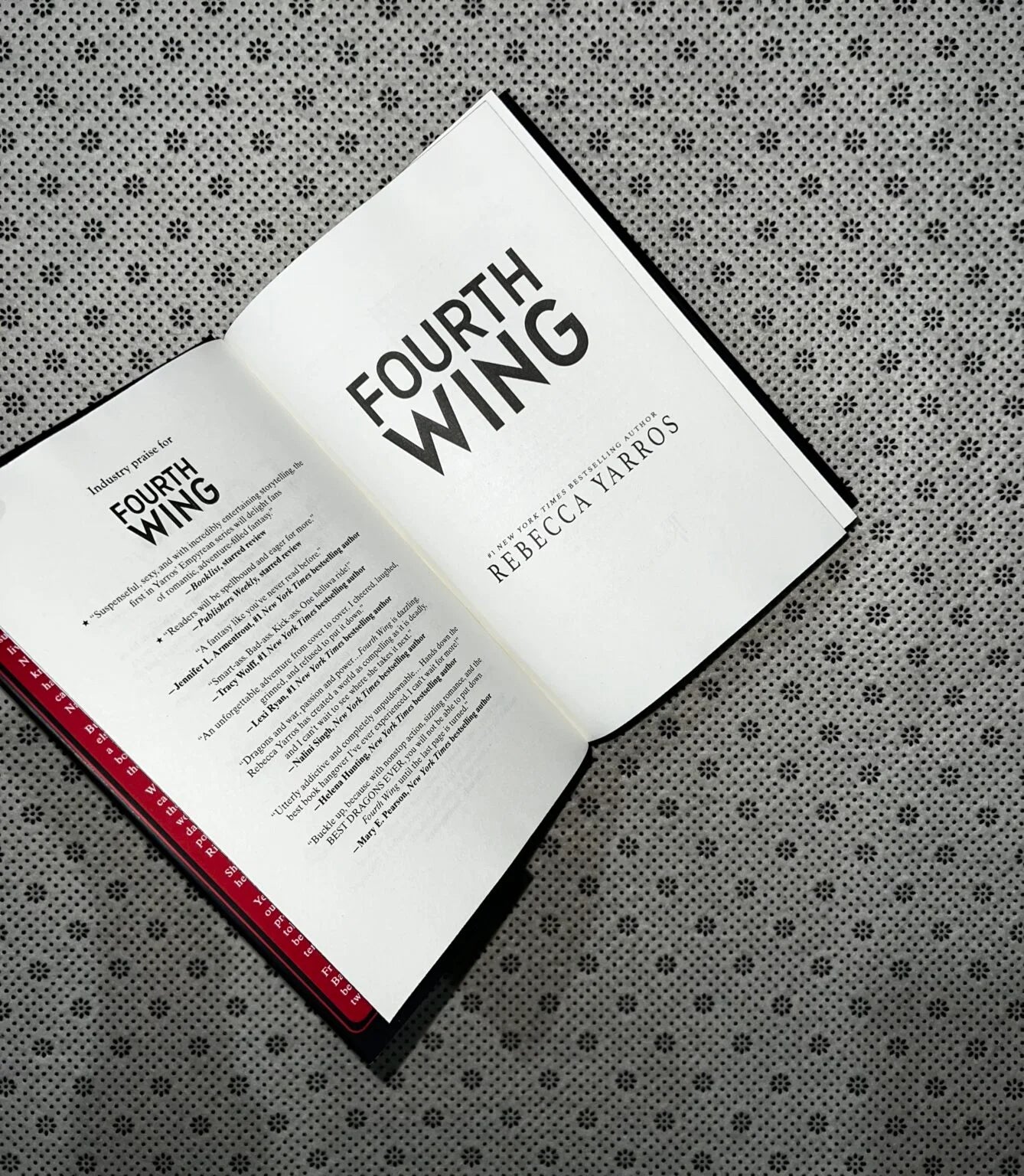 fourth wing the empyrean series book 1 special edition by rebecca yarros
