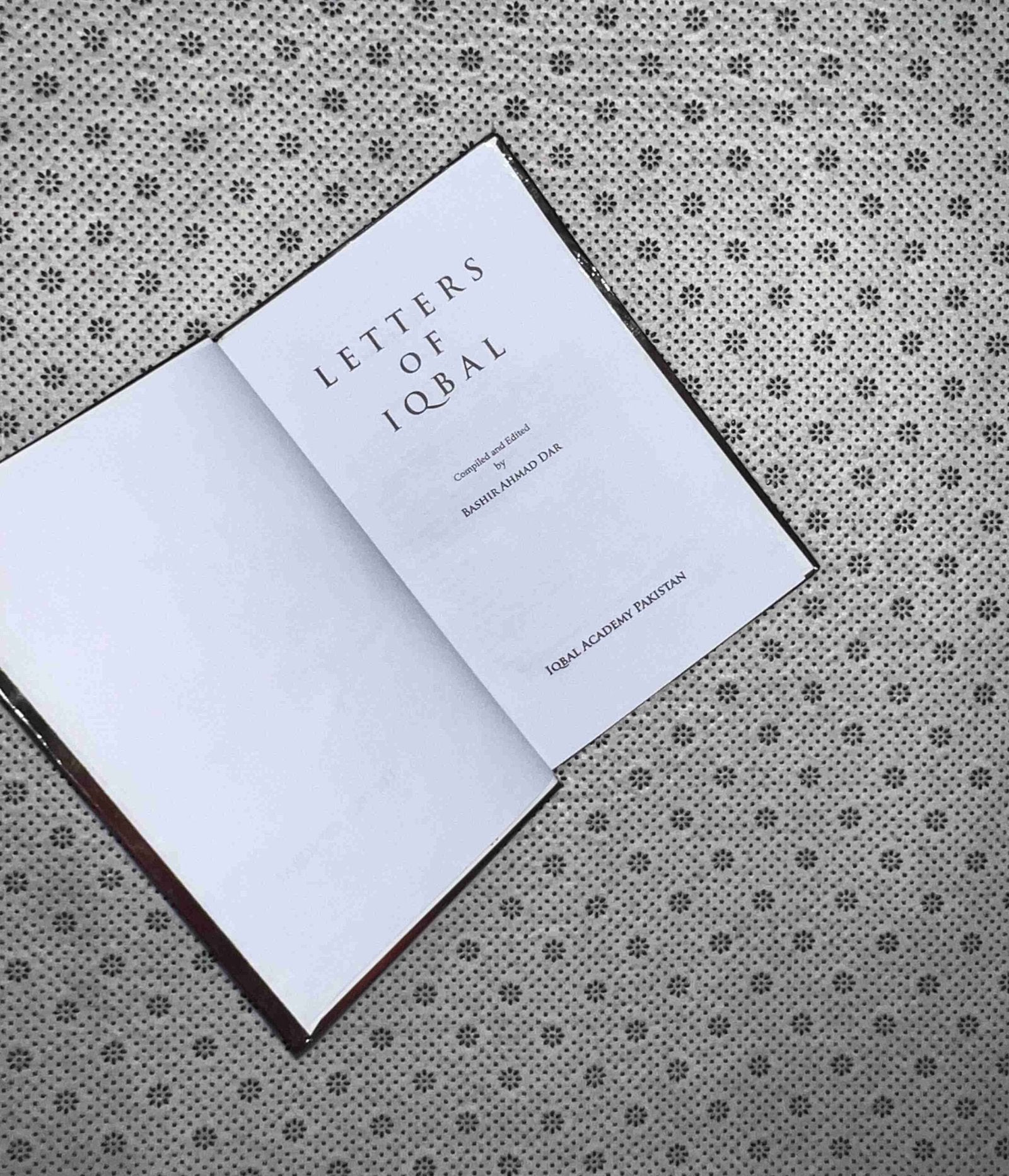 letters of iqbal by basheer ahmad daar