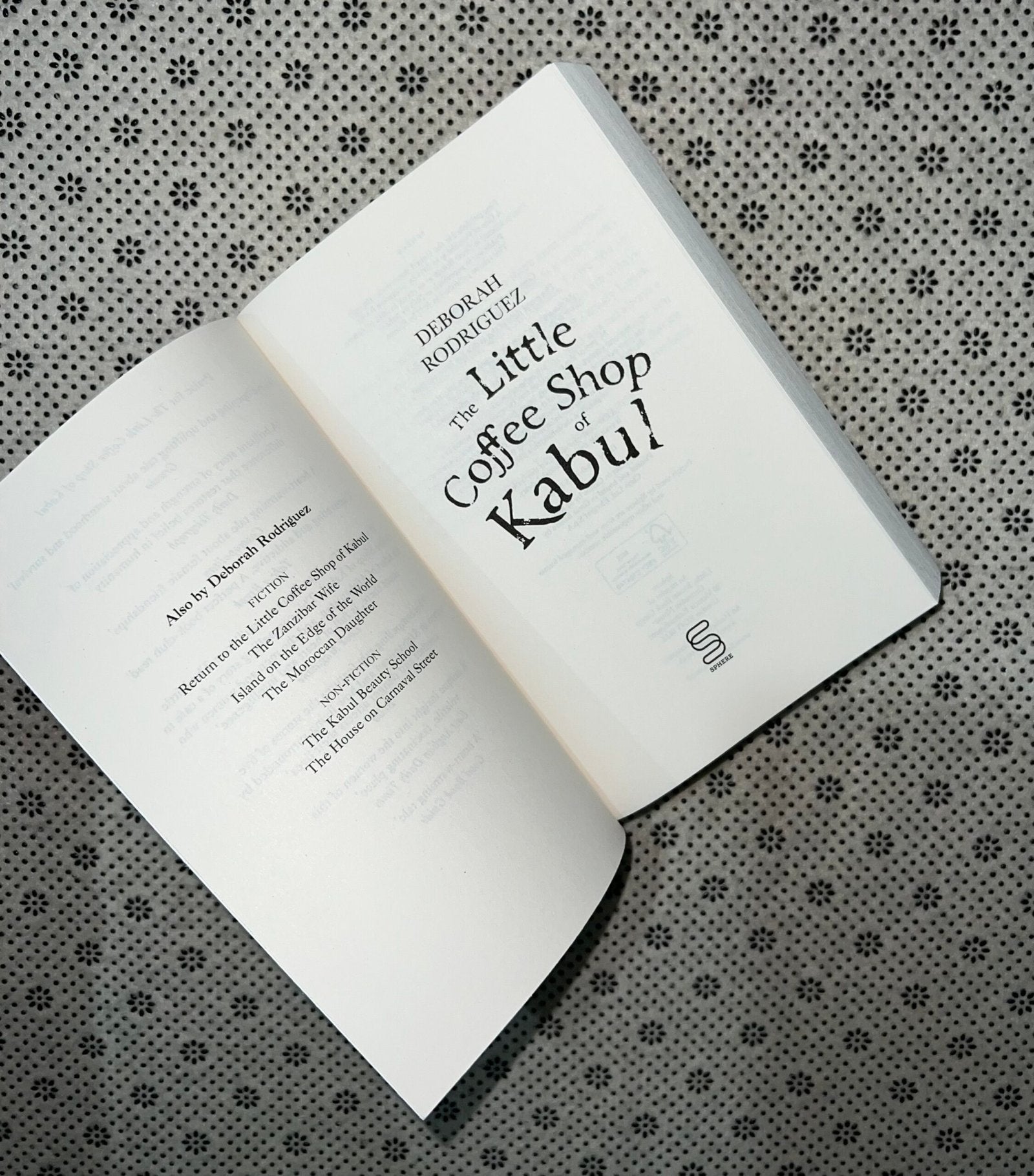 the little coffee shop of kabul by deborah rodriguez