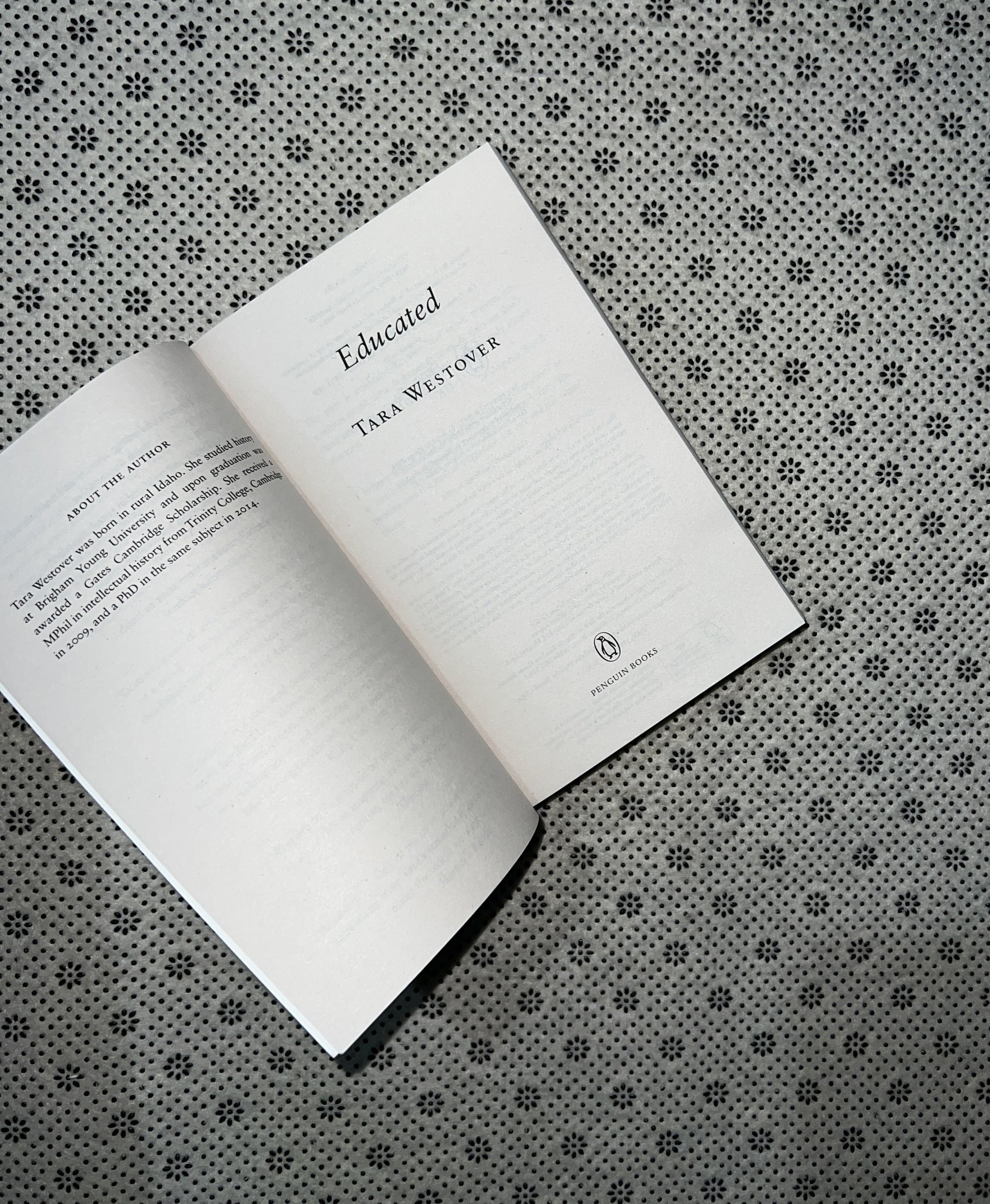  EDUCATED by Tara Westover