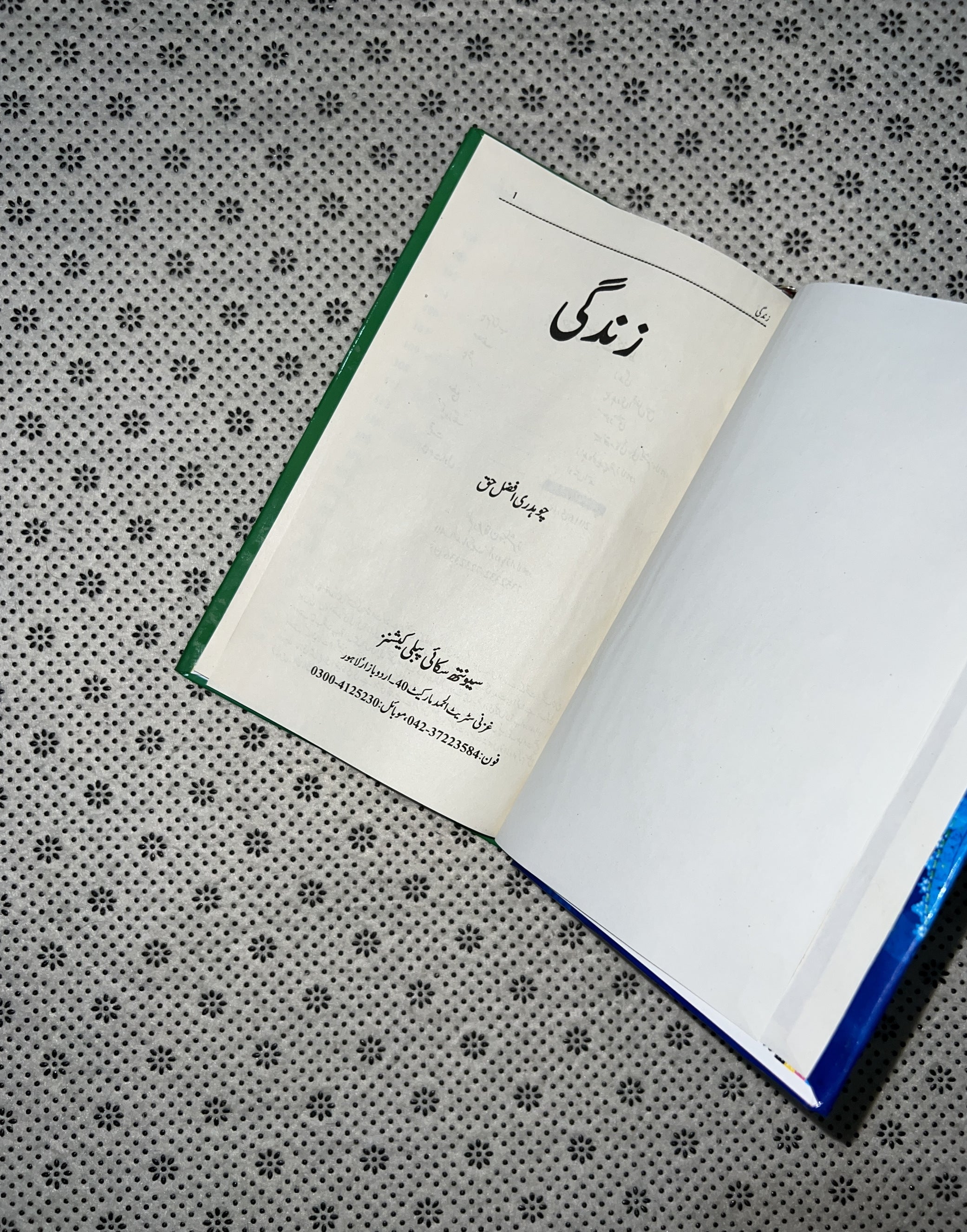 ZINDAGI By Chaudhary Afzal Haq