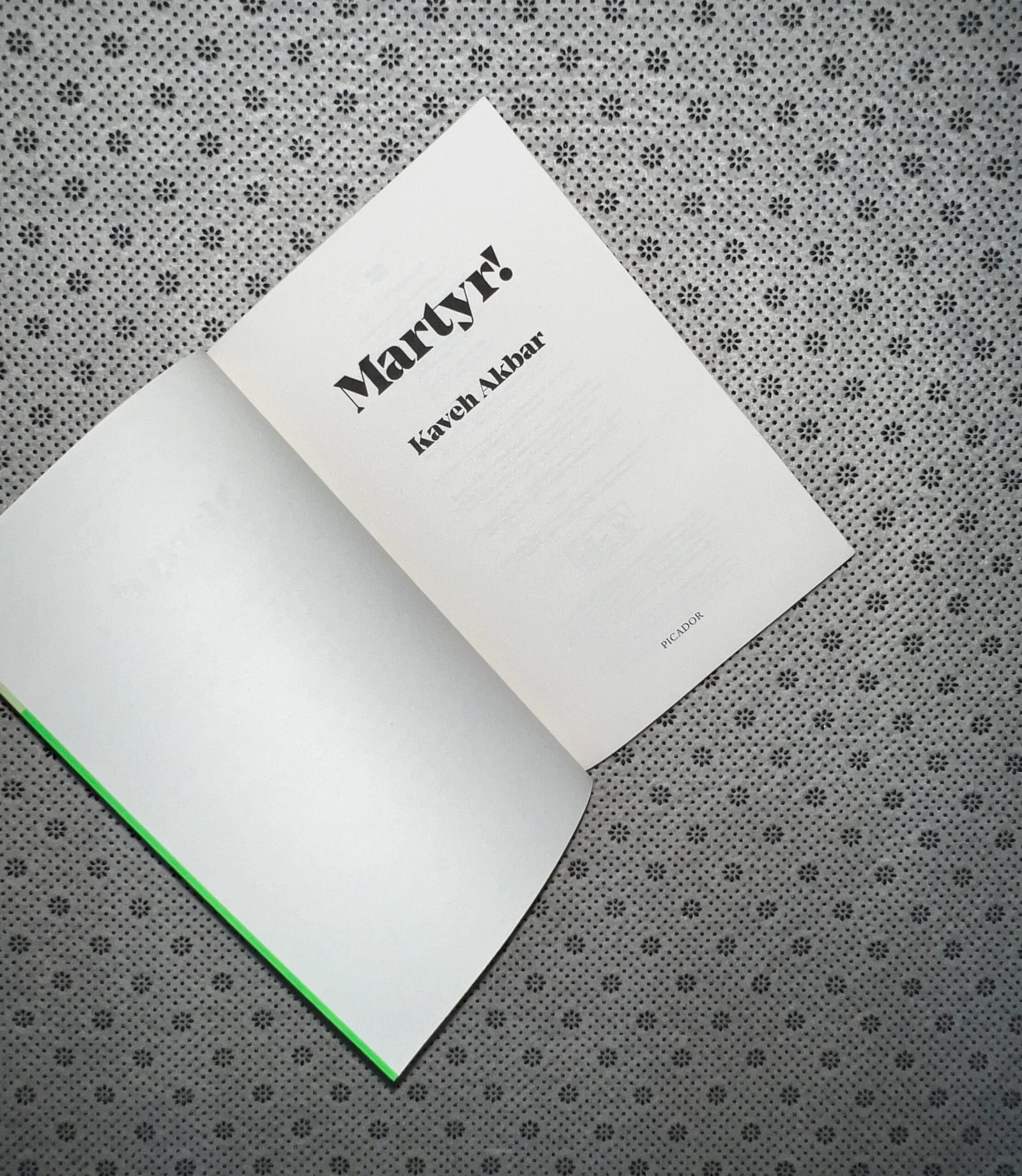 martyr by kaveh akbar