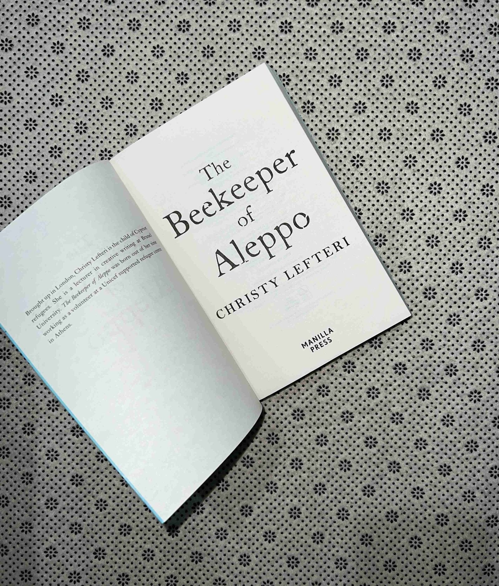 the beekeeper of aleppo by christy lefteri