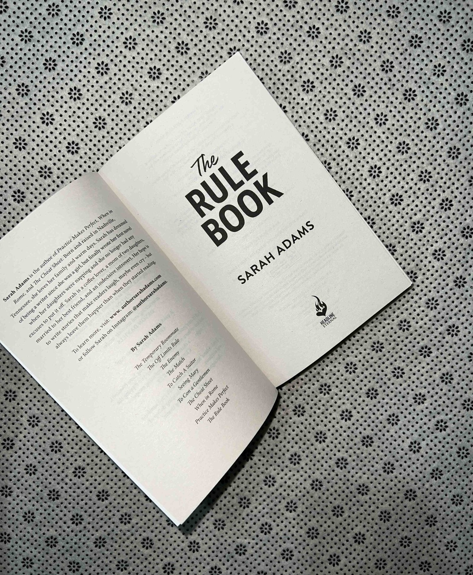 the rule book by sarah adams