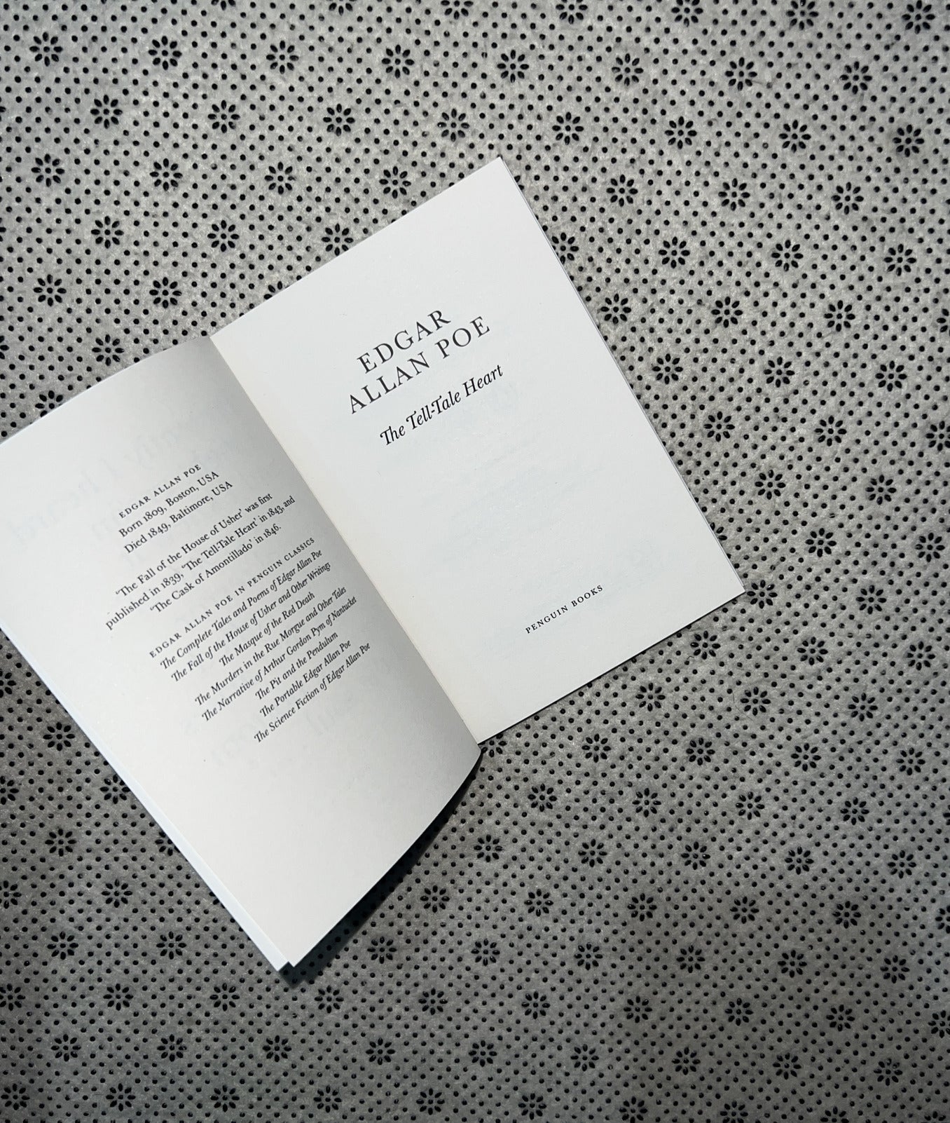 THE TELL-TALE HEART by Edgar Allan Poe