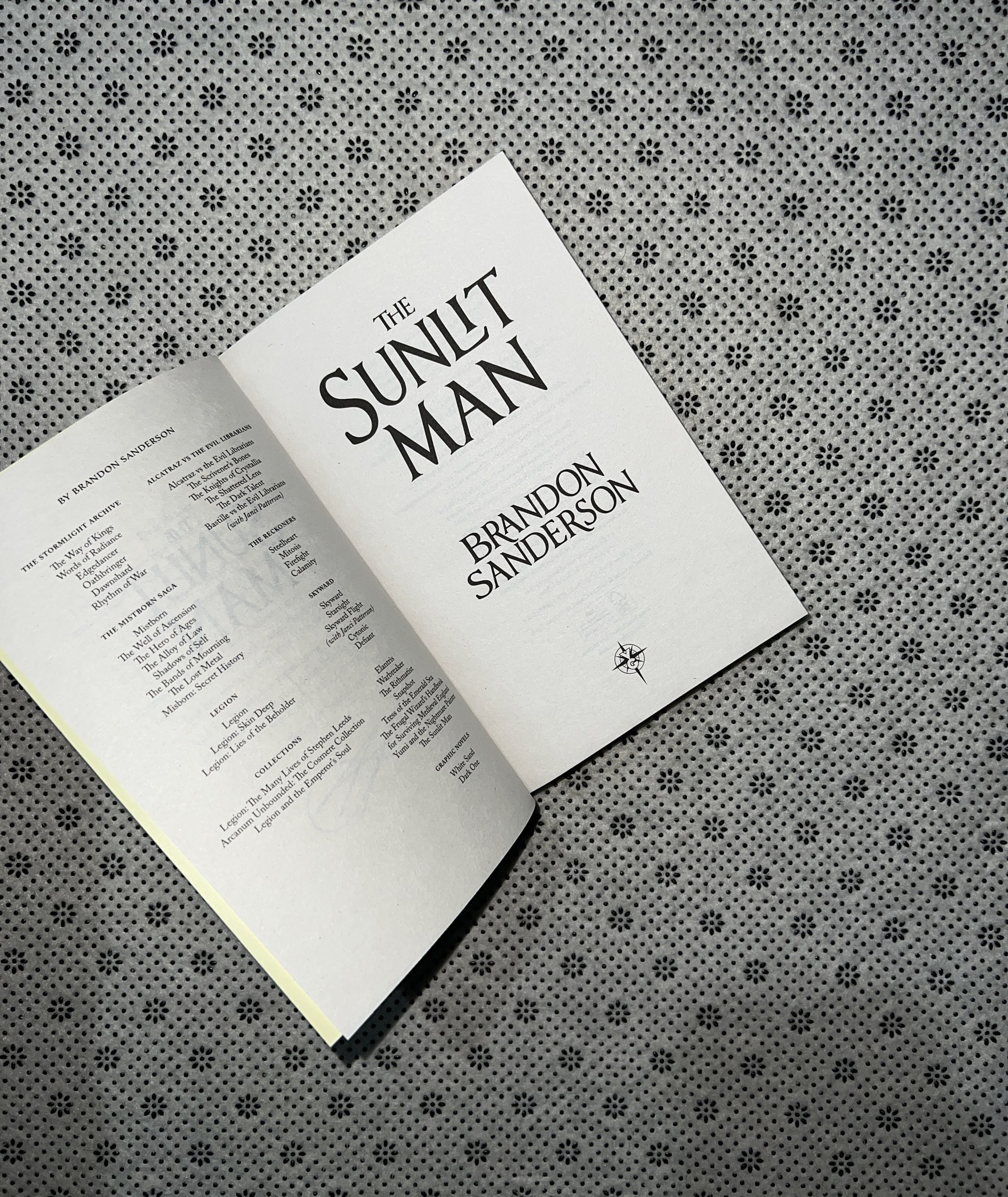 THE SUNLIT MAN:A Stormlight Archive Companion Novel by Brandon Sanderson