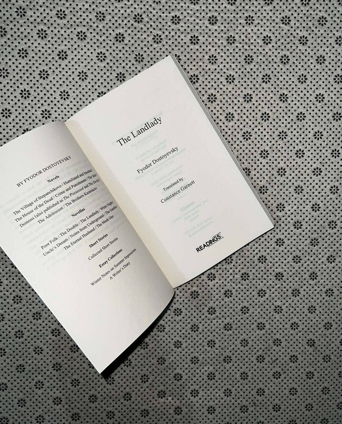 THE LANDLADY by Fyodor Dostoyevsky