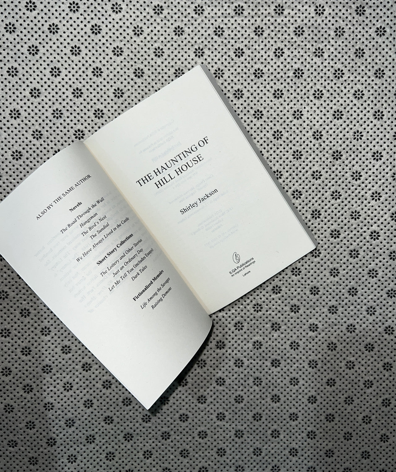 THE HAUNTING OF HILL HOUSE by Shirley Jackson