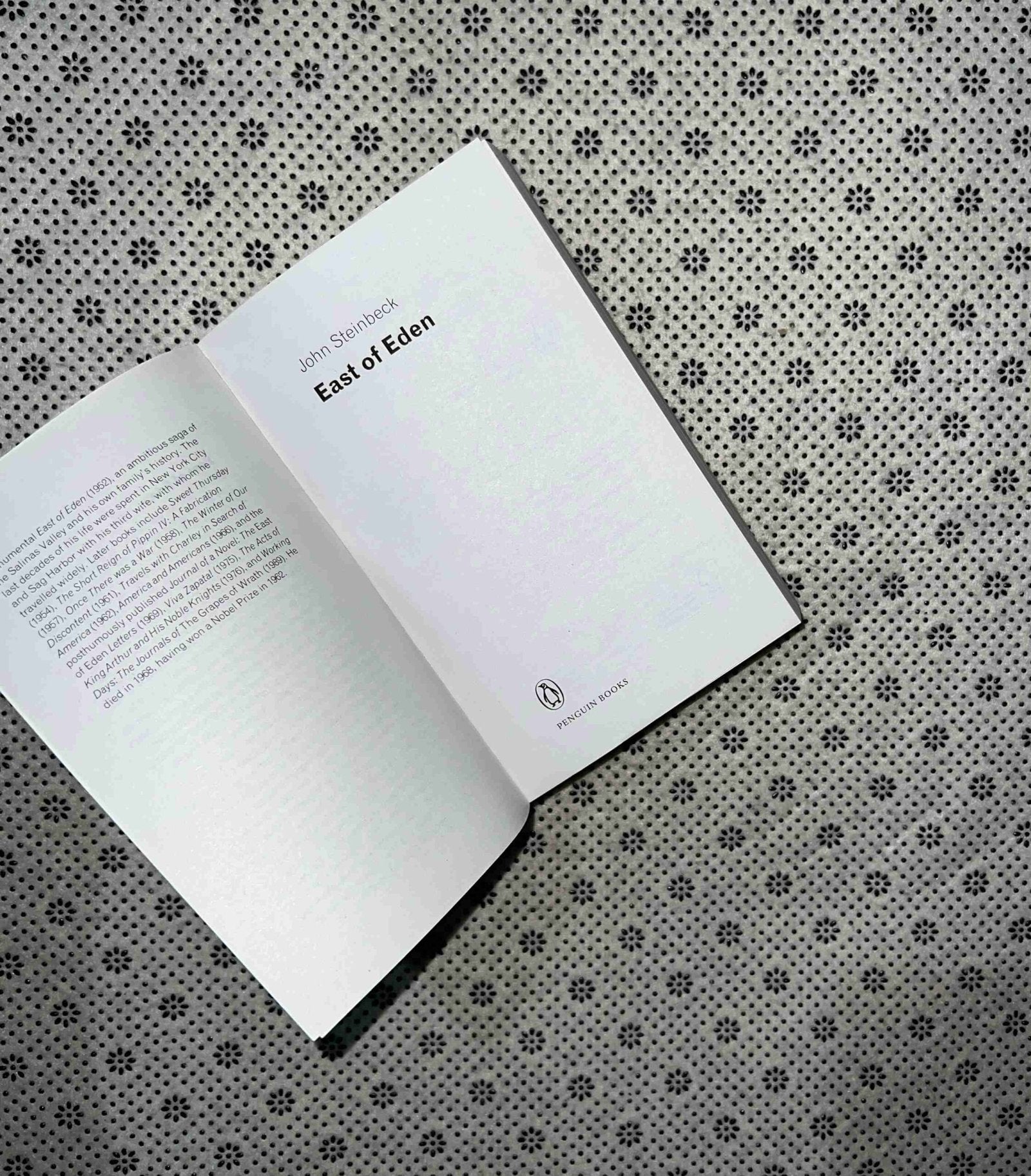 east of eden by john steinbeck