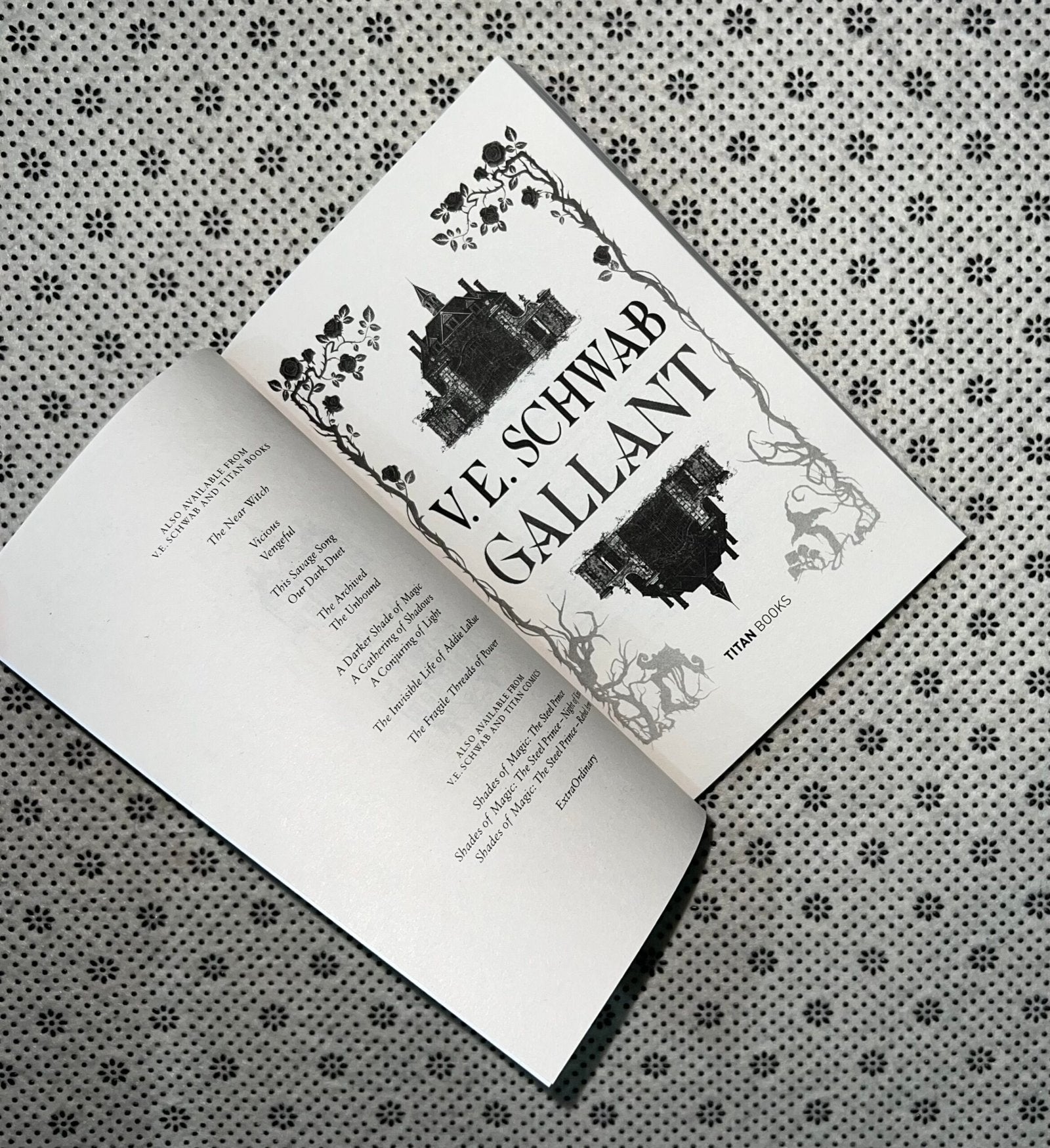 gallant bestseller by v e schwab