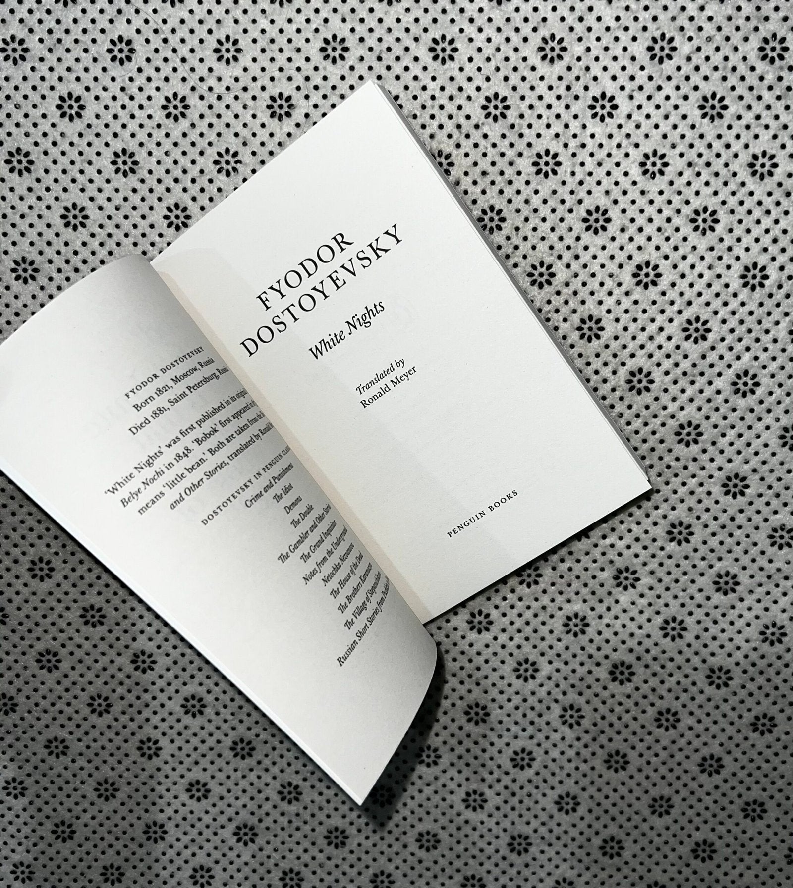 white nights little black classics 118 short stories translation by fyodor dostoyevsky