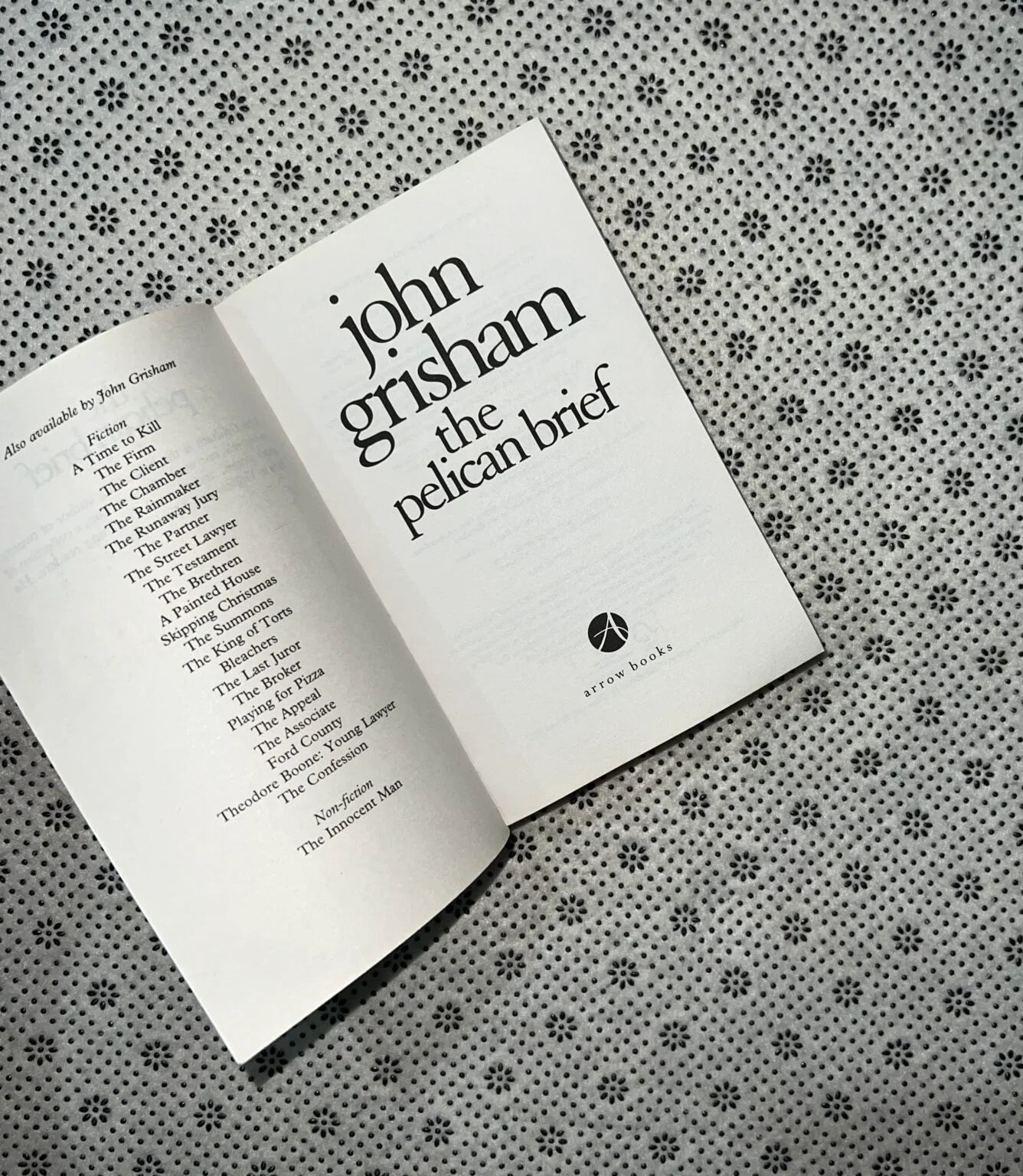the pelican brief by john grisham