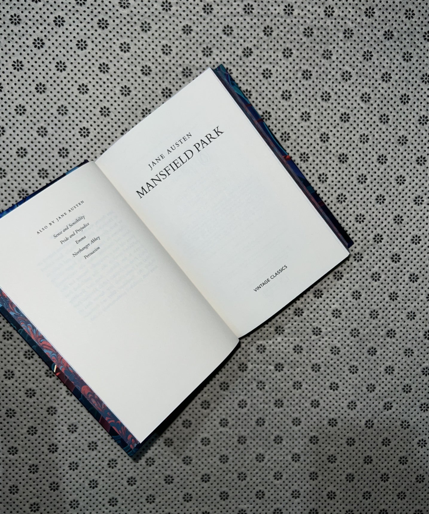 MANSFIELD PARK (Vintage Collector's Classics) by Jane Austen