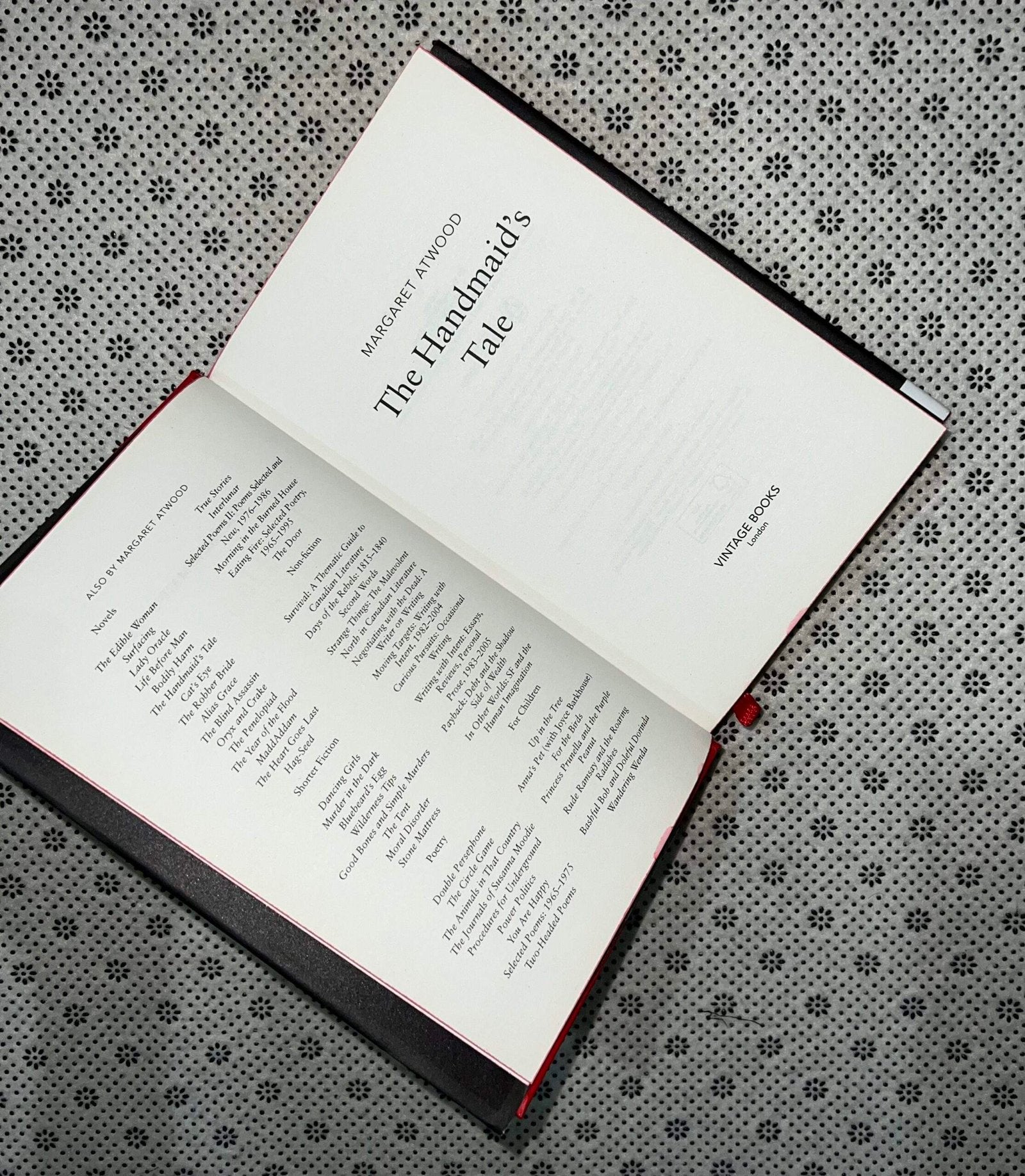 the handmaids tale coloured edges by margaret atwood