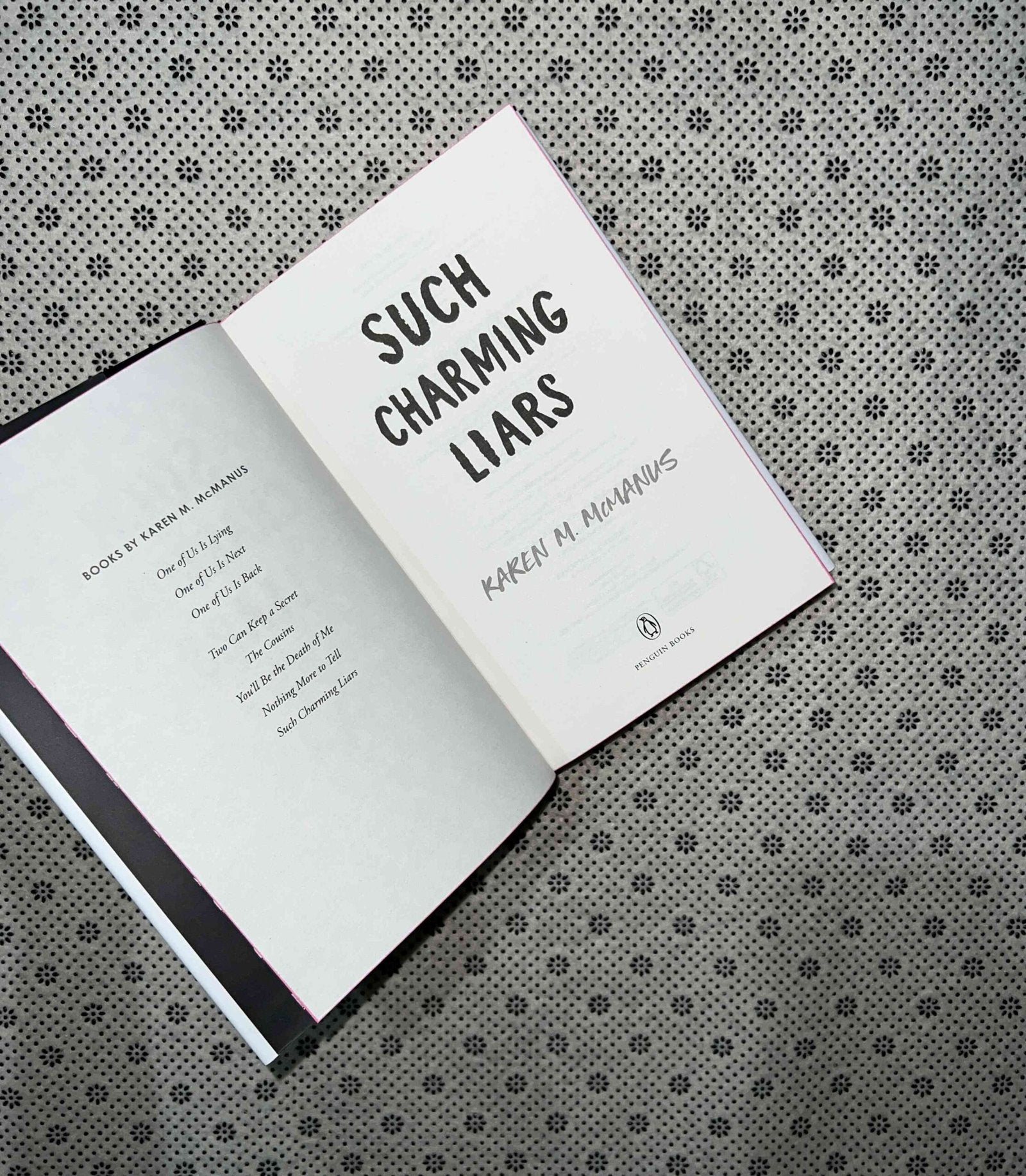 such charming liars coloured edges by karen m mcmanus