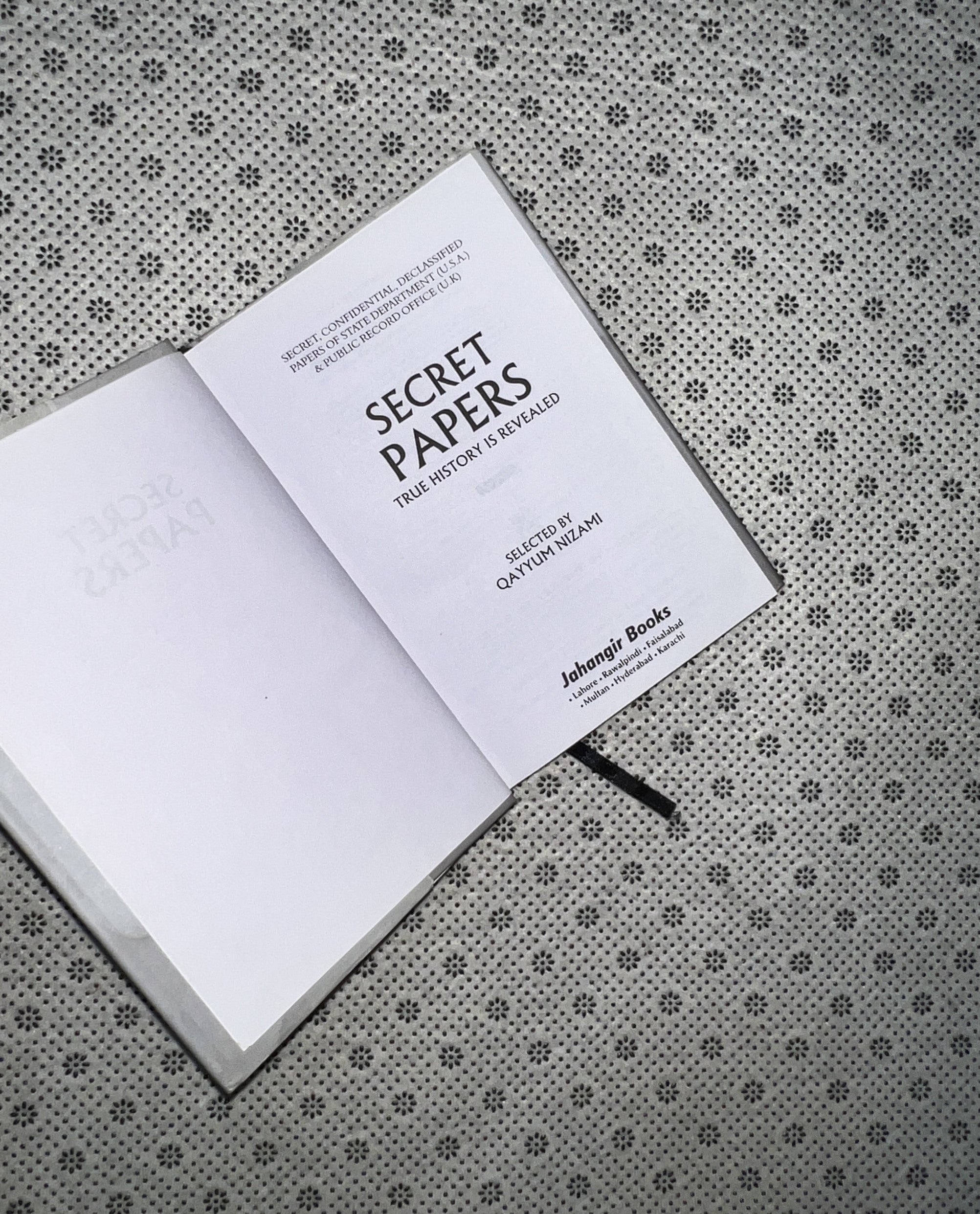 SECRET PAPERS by Qayyum Nizami